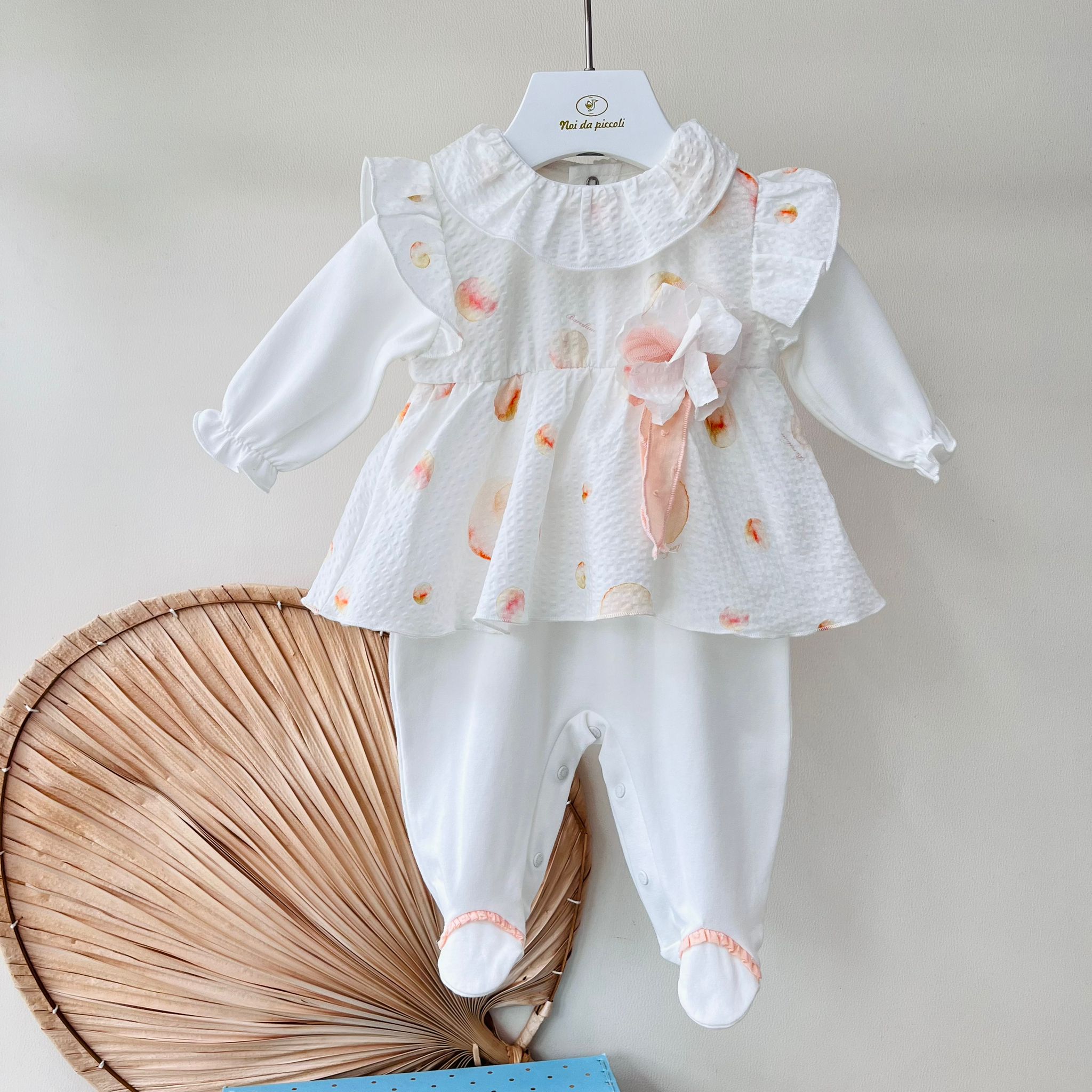TUTINA IN COTONE BIANCO - Noi da piccoli