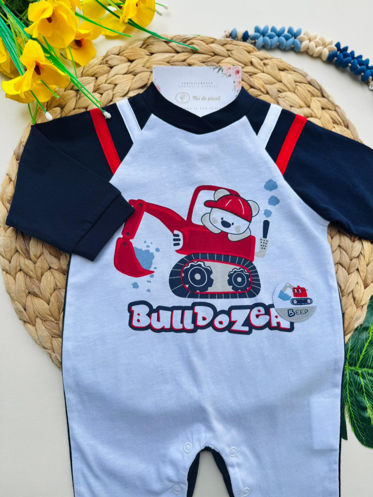 TUTINA IN COTONE BLU - Noi da piccoli