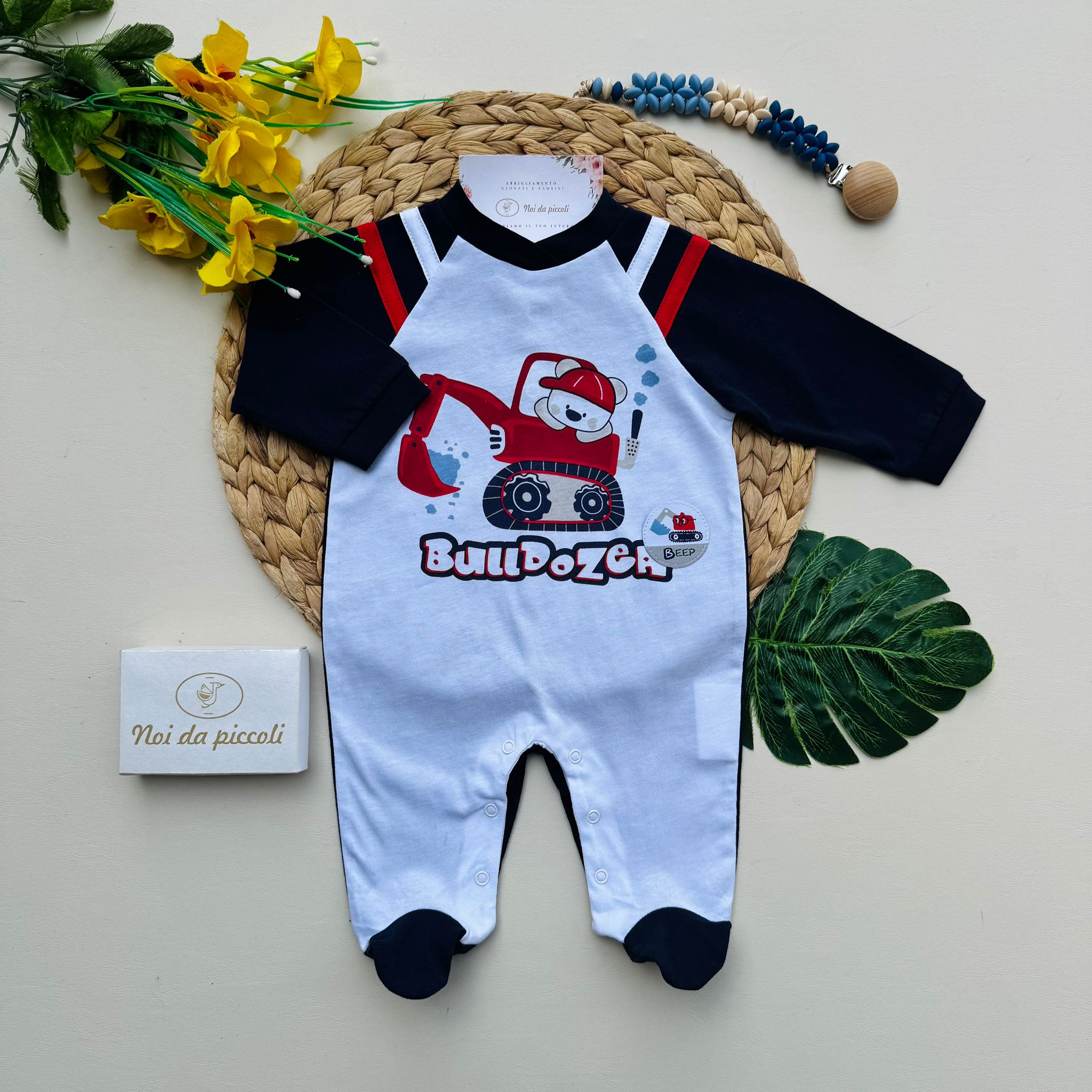 TUTINA IN COTONE BLU - Noi da piccoli