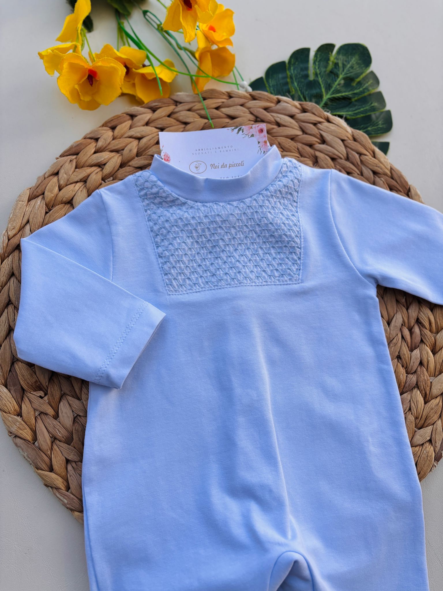 TUTINA IN COTONE CIELO - Noi da piccoli