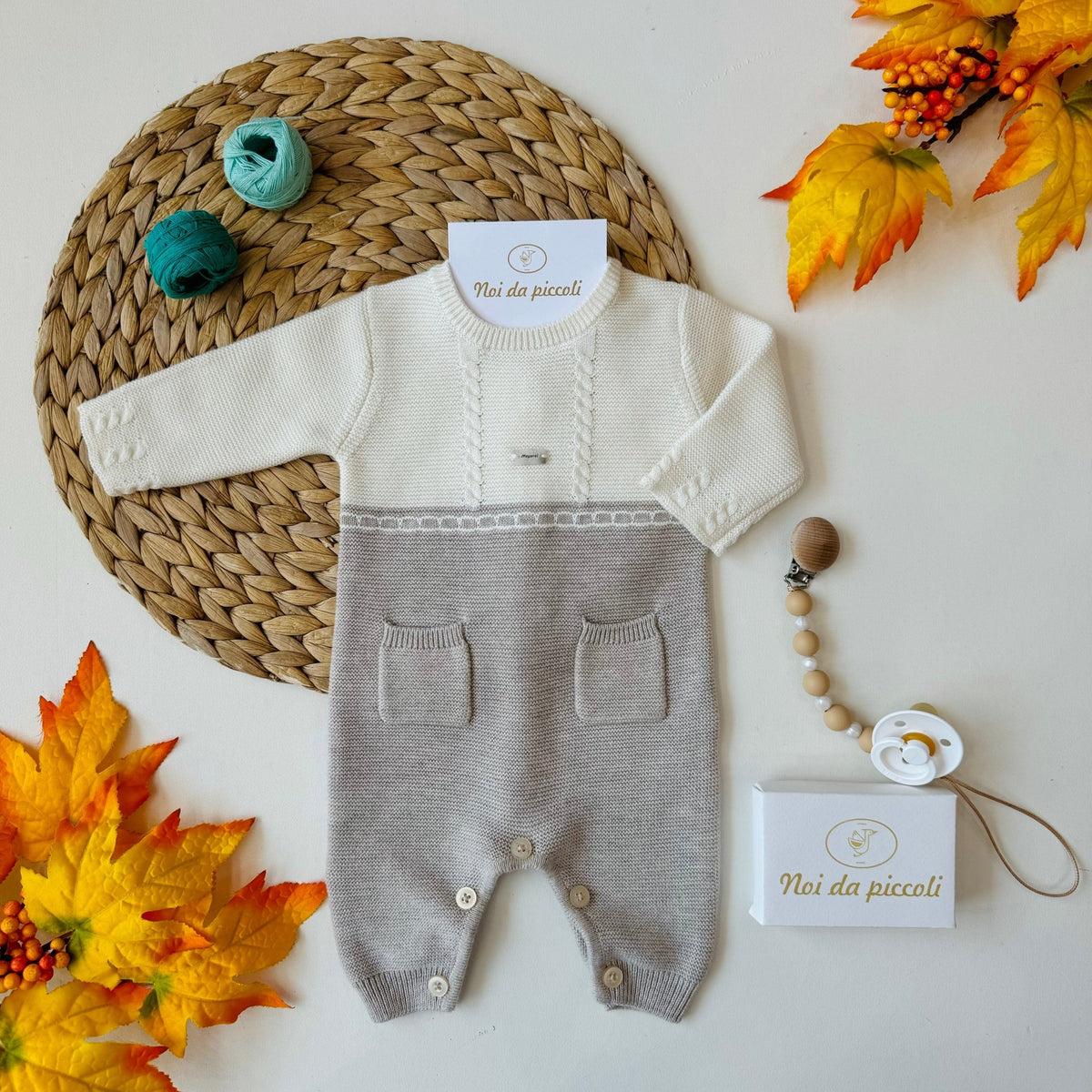 Baby Onesie Tutine Pierre Cardin Neonata Newborn Jumpsuit In Warm