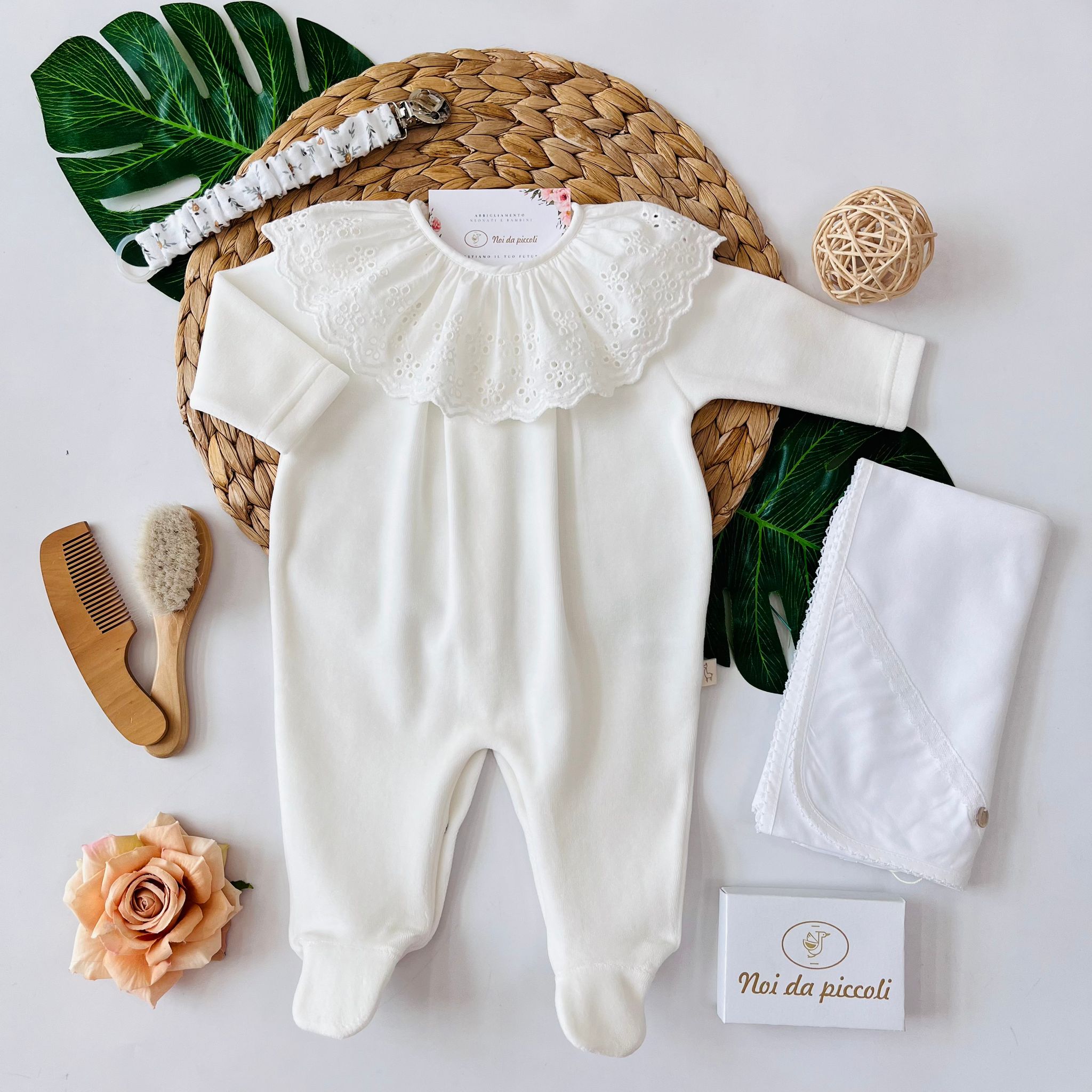 TUTINA IN PIZZO CINIGLIA Avorio - Noi da piccoli