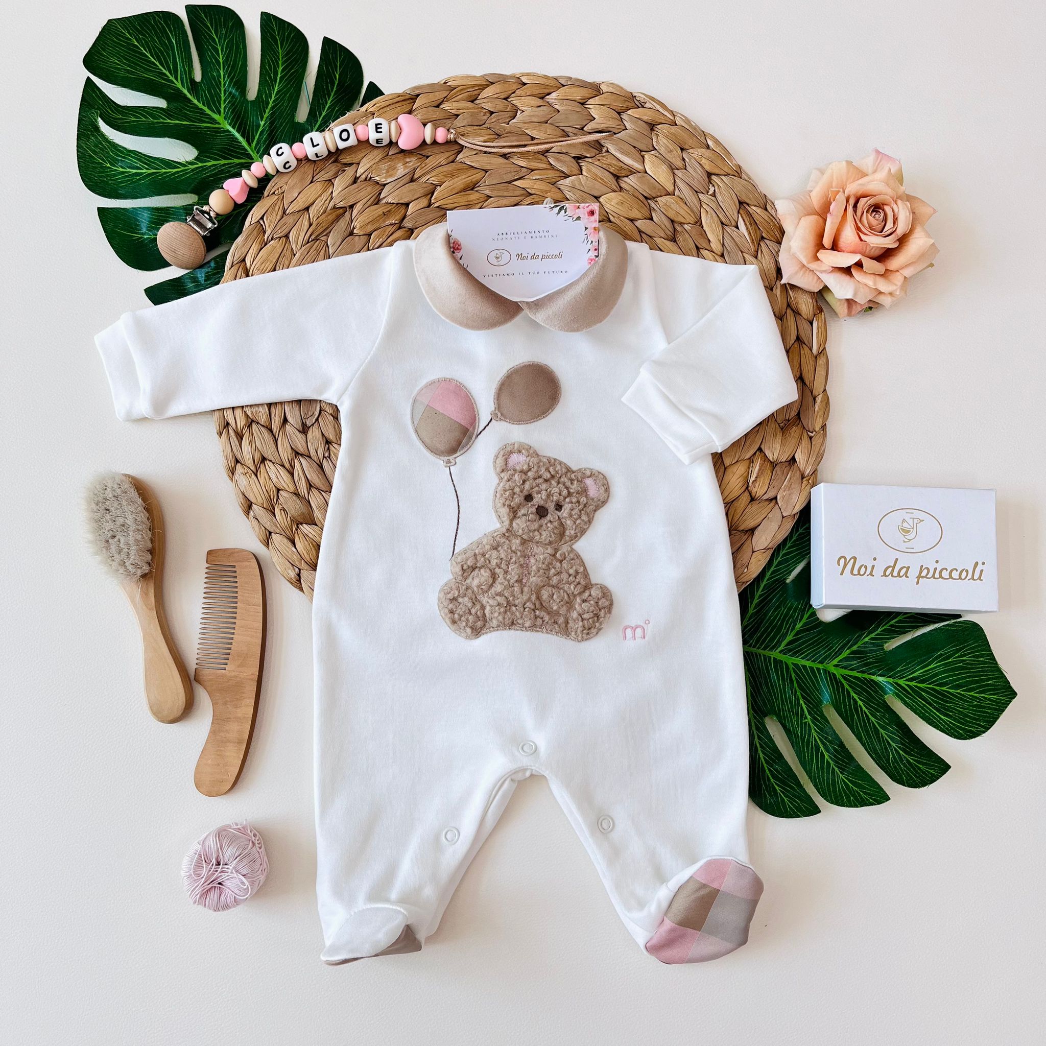 TUTINA INTERLOCK BAMBOO E COTONE CALDO ROSA TABACCO - Noi da piccoli