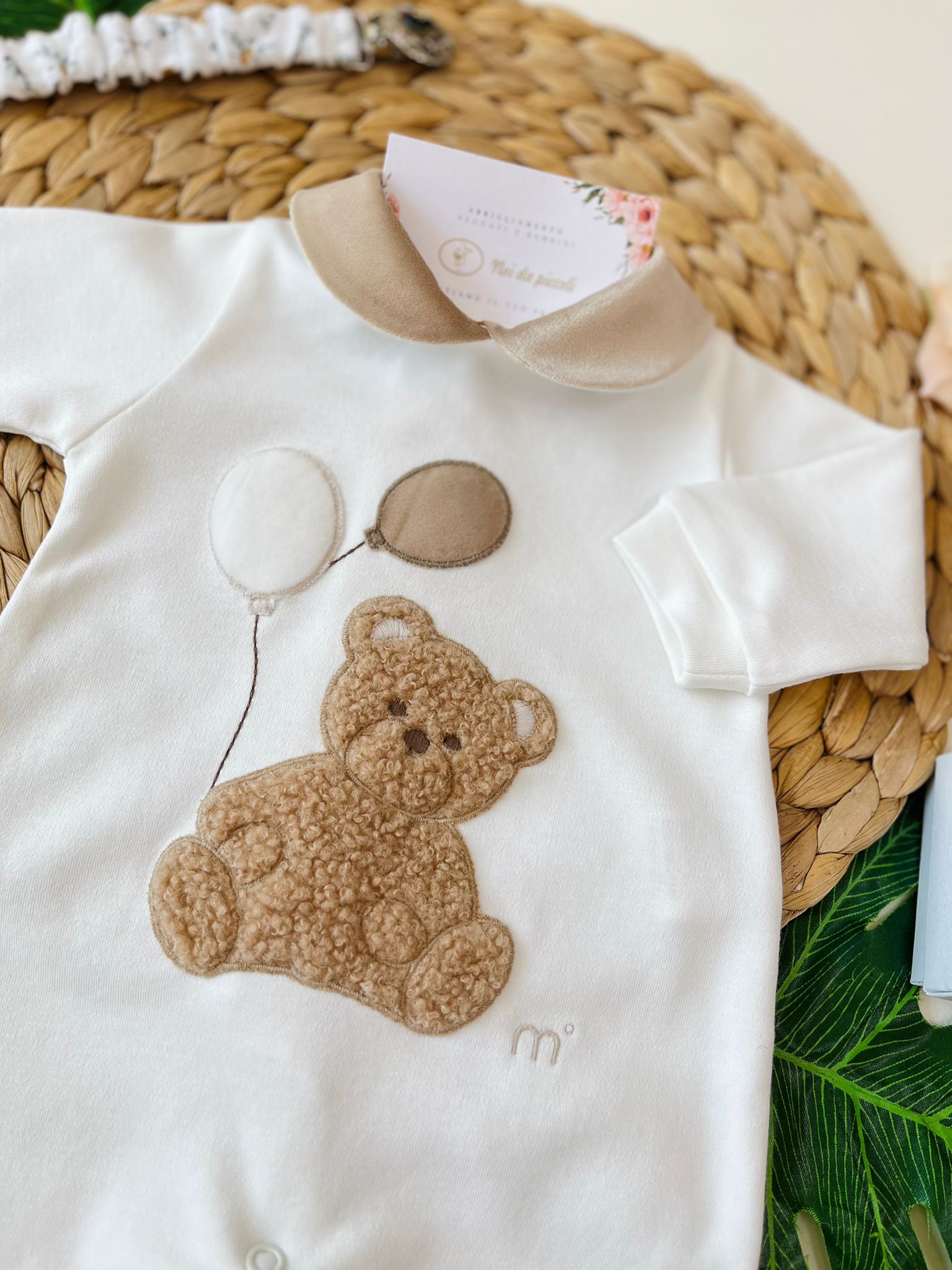 TUTINA INTERLOCK BAMBOO E COTONE CALDO VANIGLIA BEIGE TABACCO - Noi da piccoli