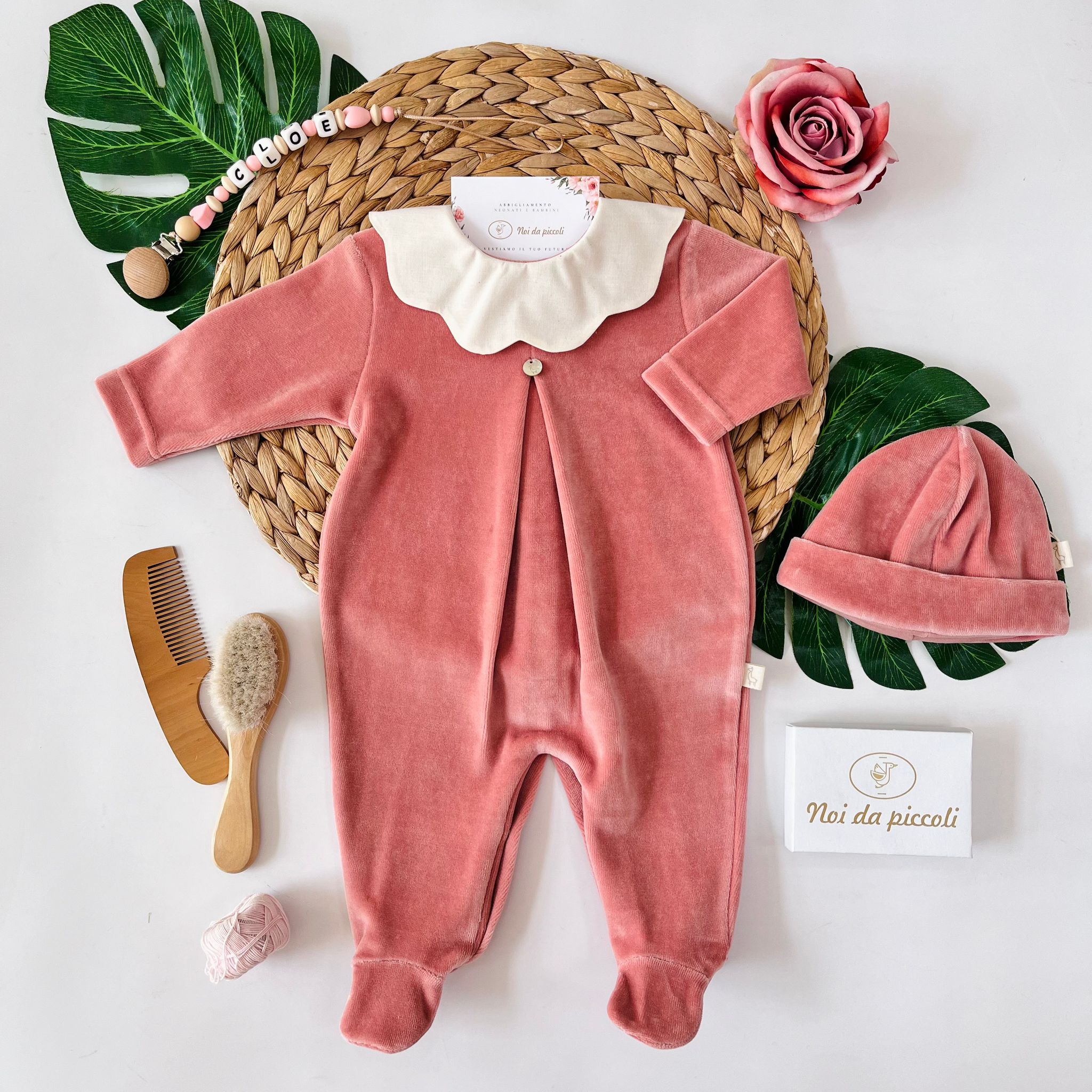 TUTINA NUVOLA CINIGLIA OLD ROSE - Noi da piccoli