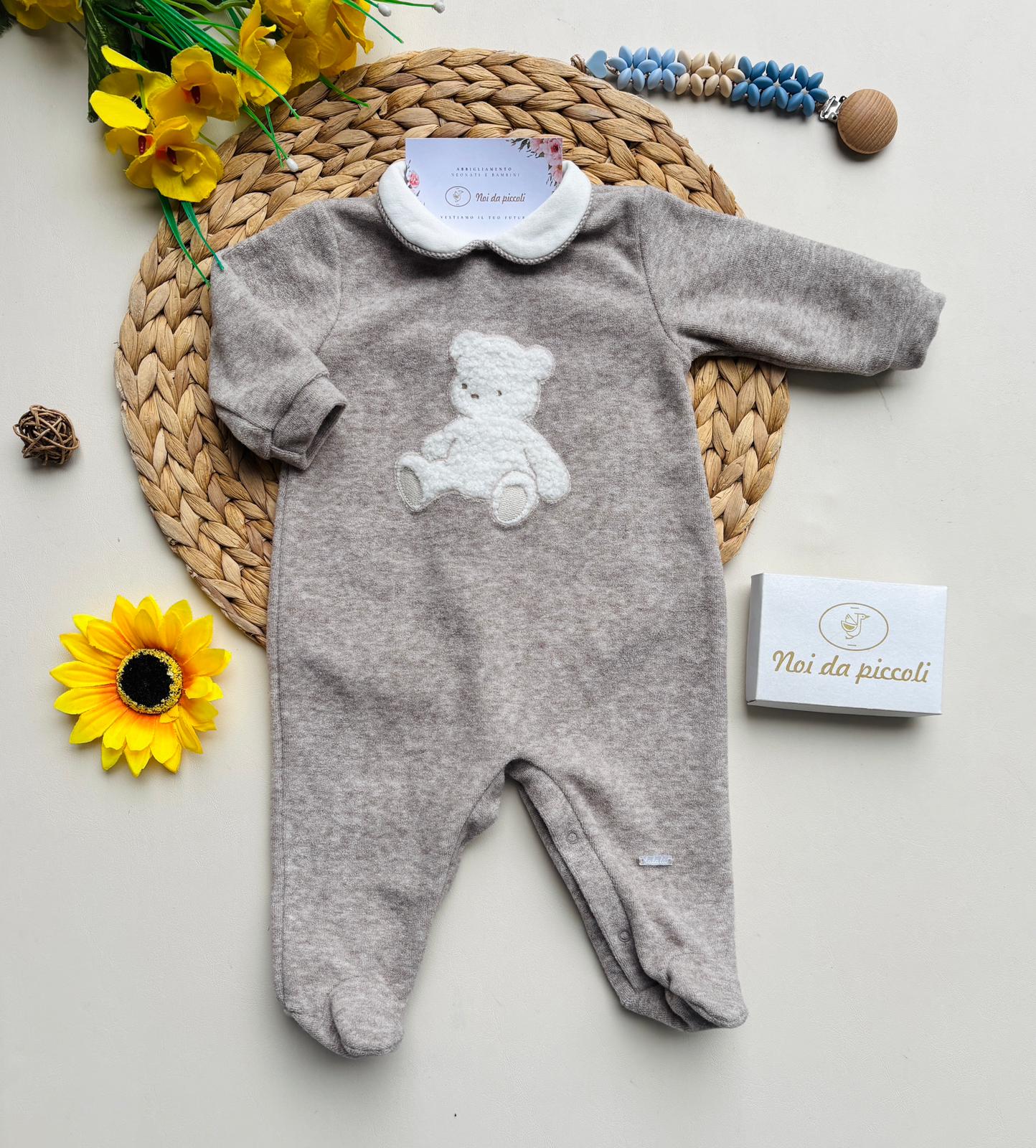 TUTINA ORSACCHIOTTO TIRED CINIGLIA CACAO - Noi da piccoli