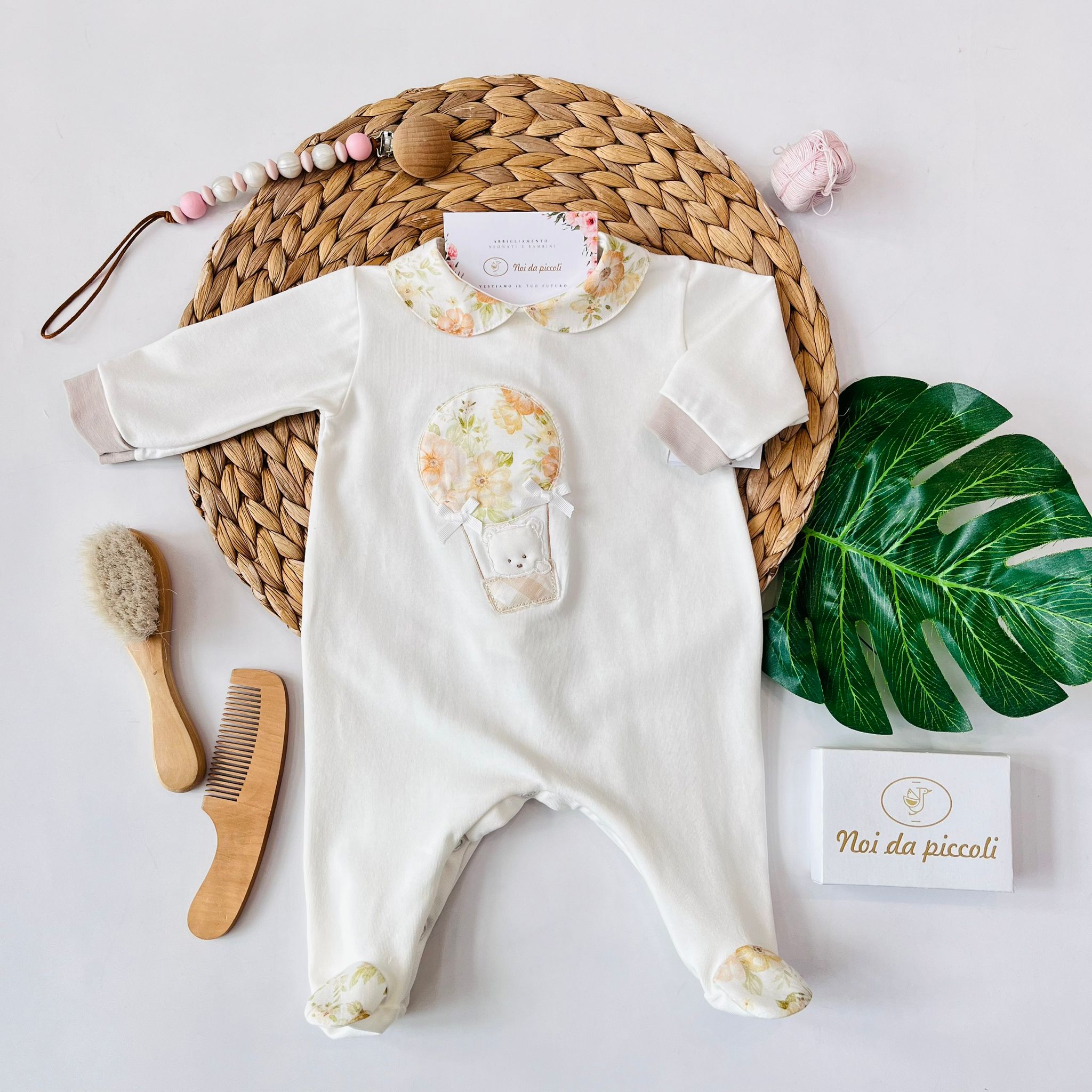 TUTINA ORSETTO 100 % COTONE BIANCO - Noi da piccoli