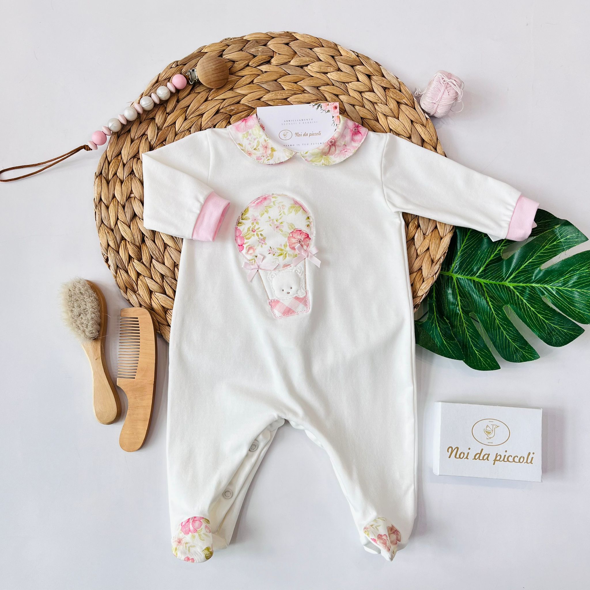 TUTINA ORSETTO 100 % COTONE BIANCO - Noi da piccoli