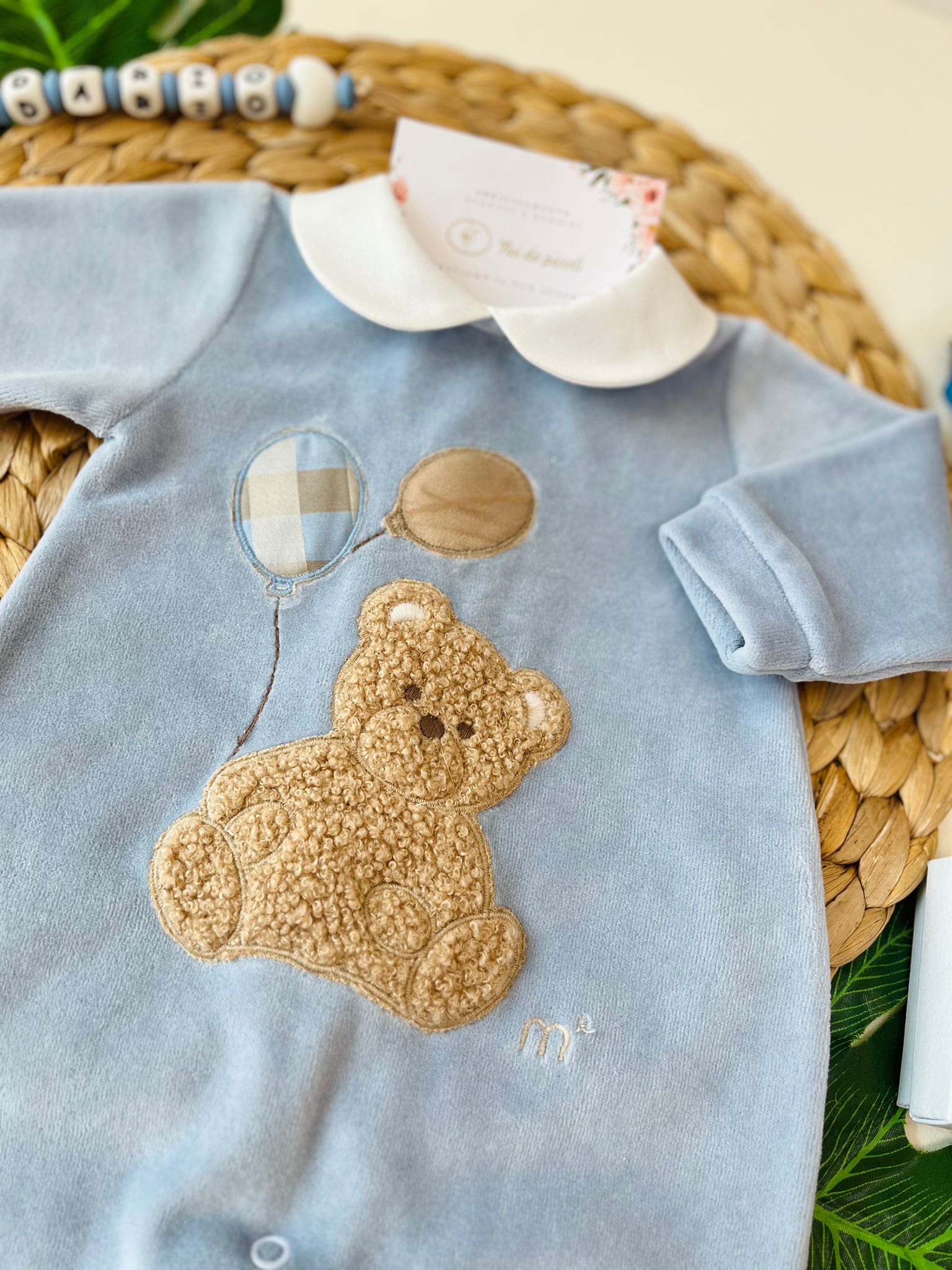 TUTINA ORSETTO IN SHERPA CINIGLIA CIELO POLVERE TABACCO - Noi da piccoli