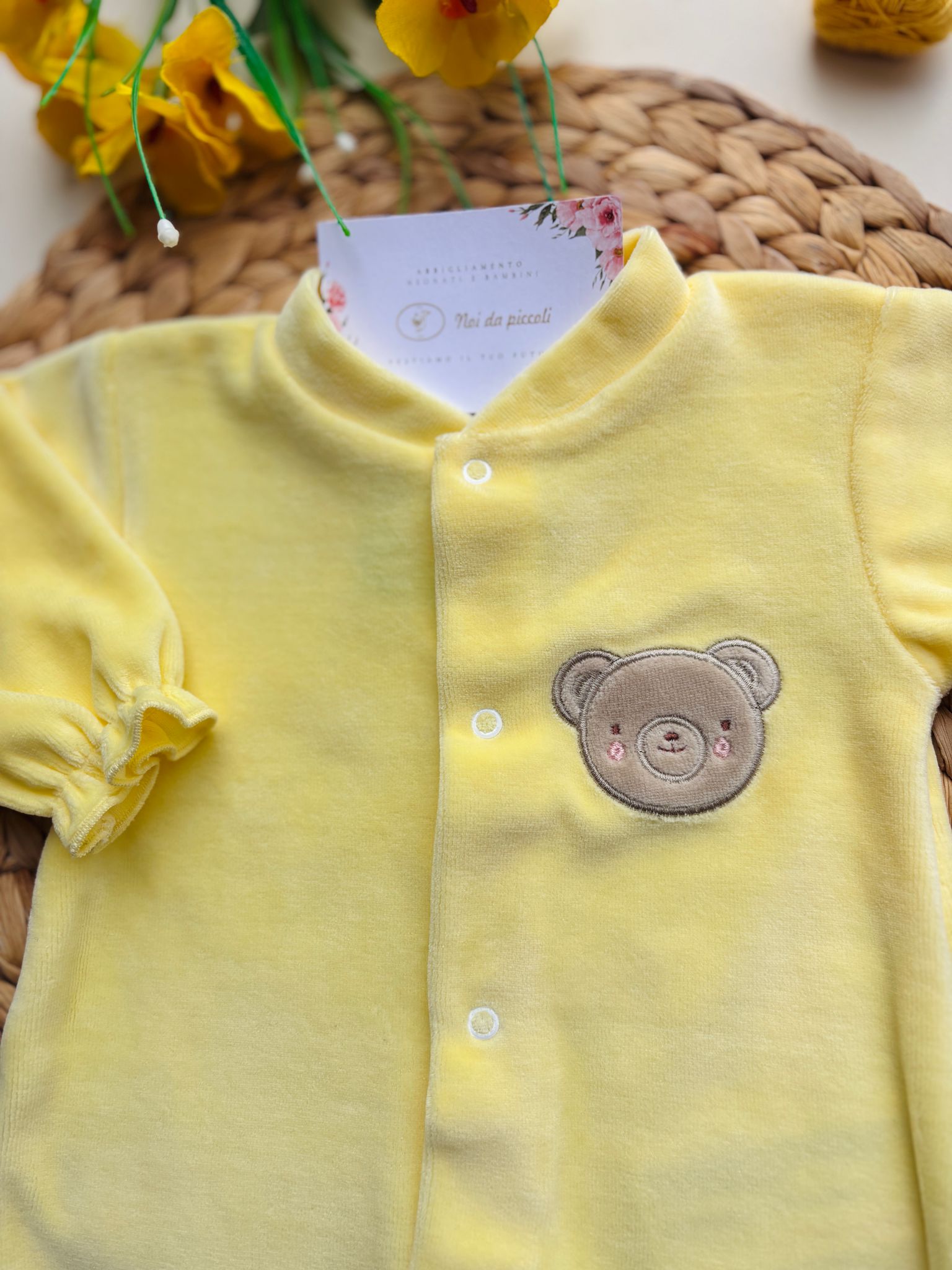 TUTINA OSITO CINIGLIA amarillo - Noi da piccoli