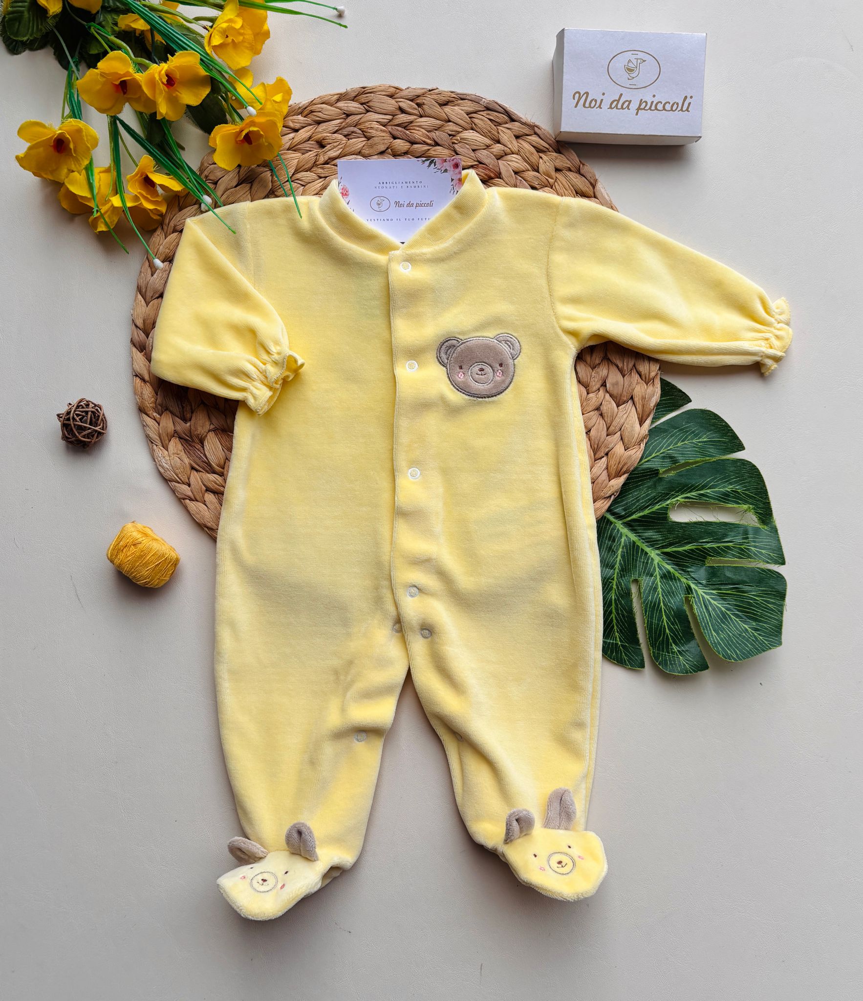 TUTINA OSITO CINIGLIA amarillo - Noi da piccoli