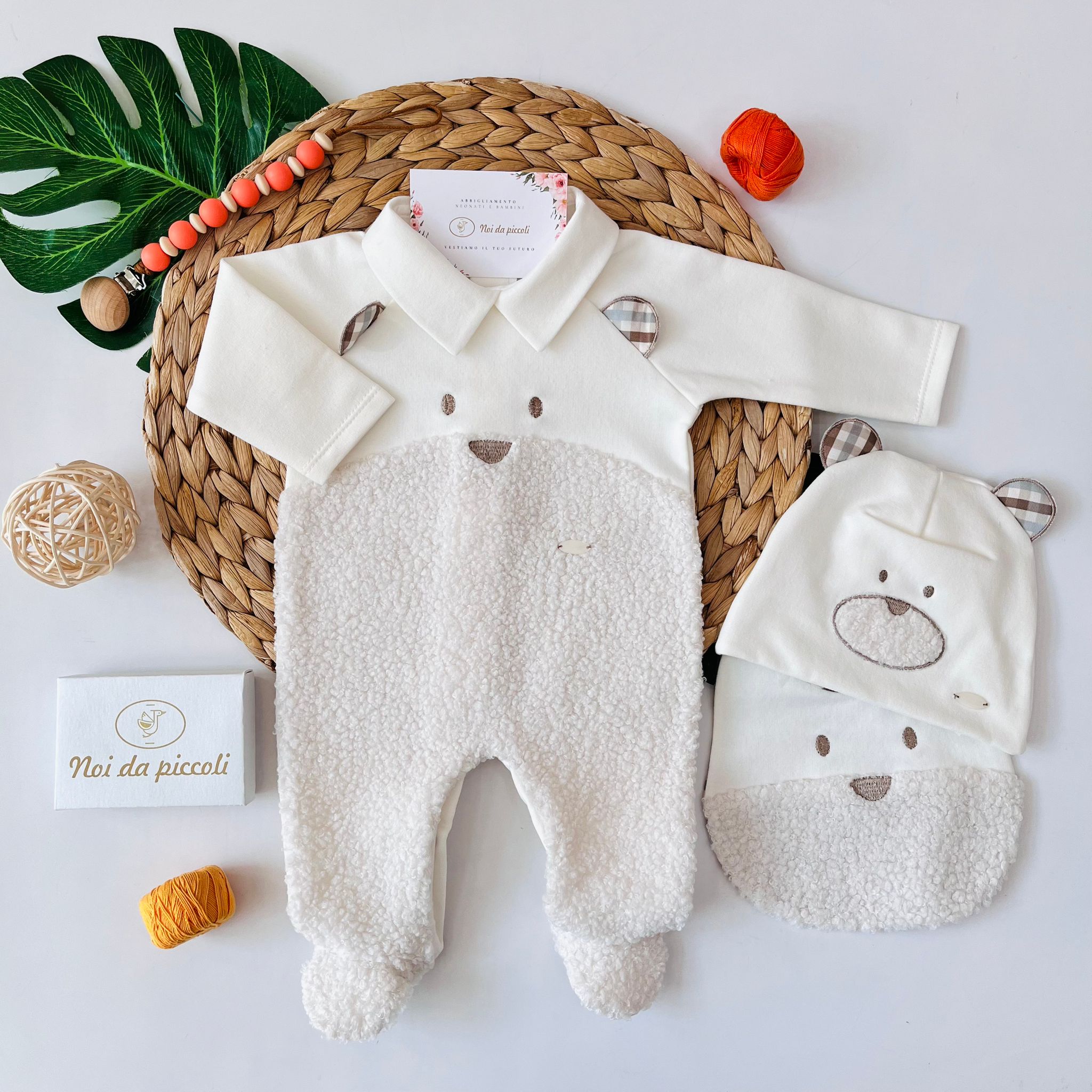 TUTINA SHERPA COTONE CALDO PANNA - Noi da piccoli