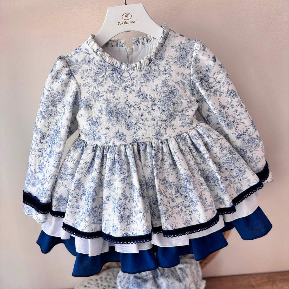 Abitino florale luna Blu