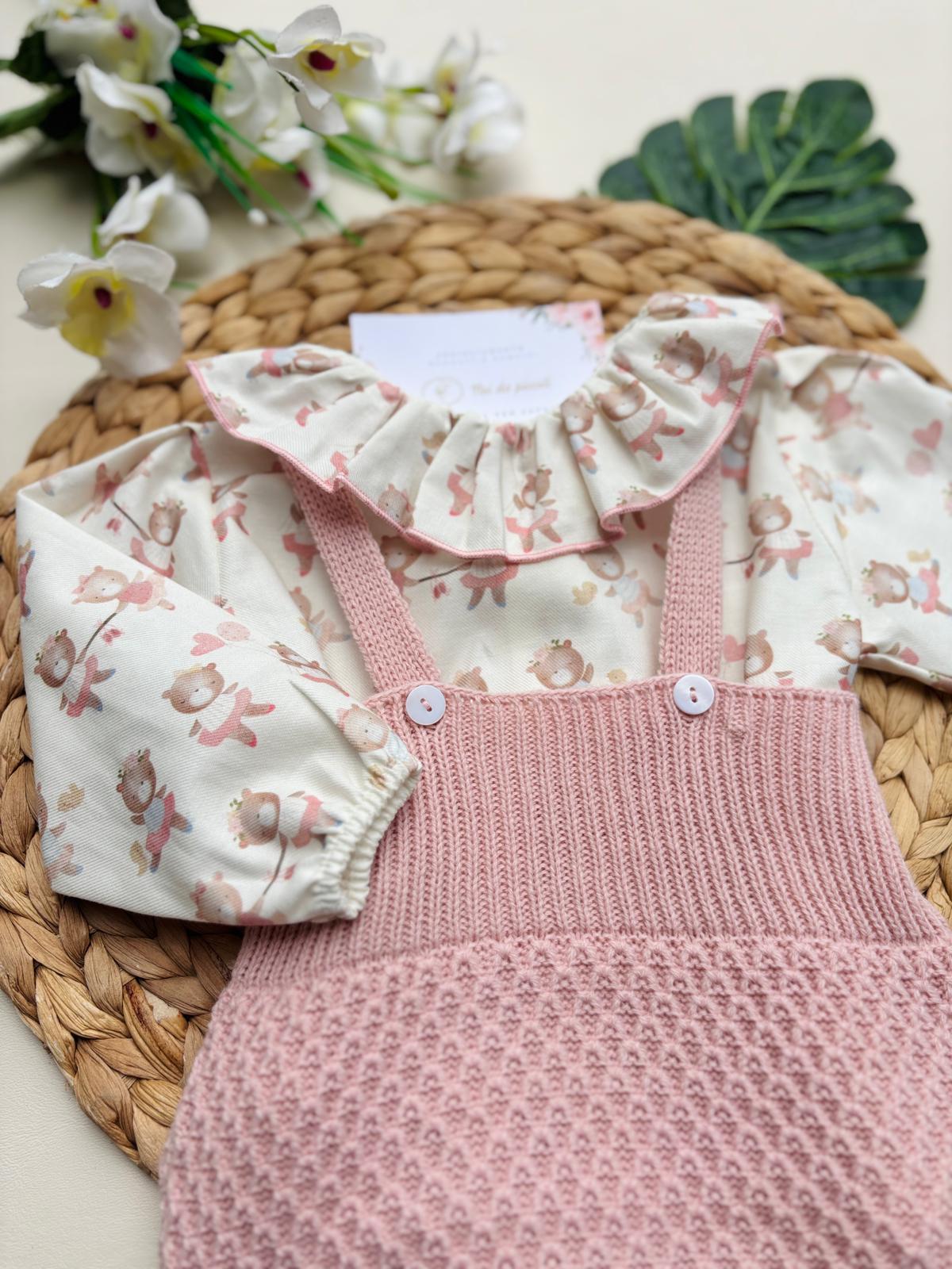 completo 2 pz FILATO CALDO ROSA