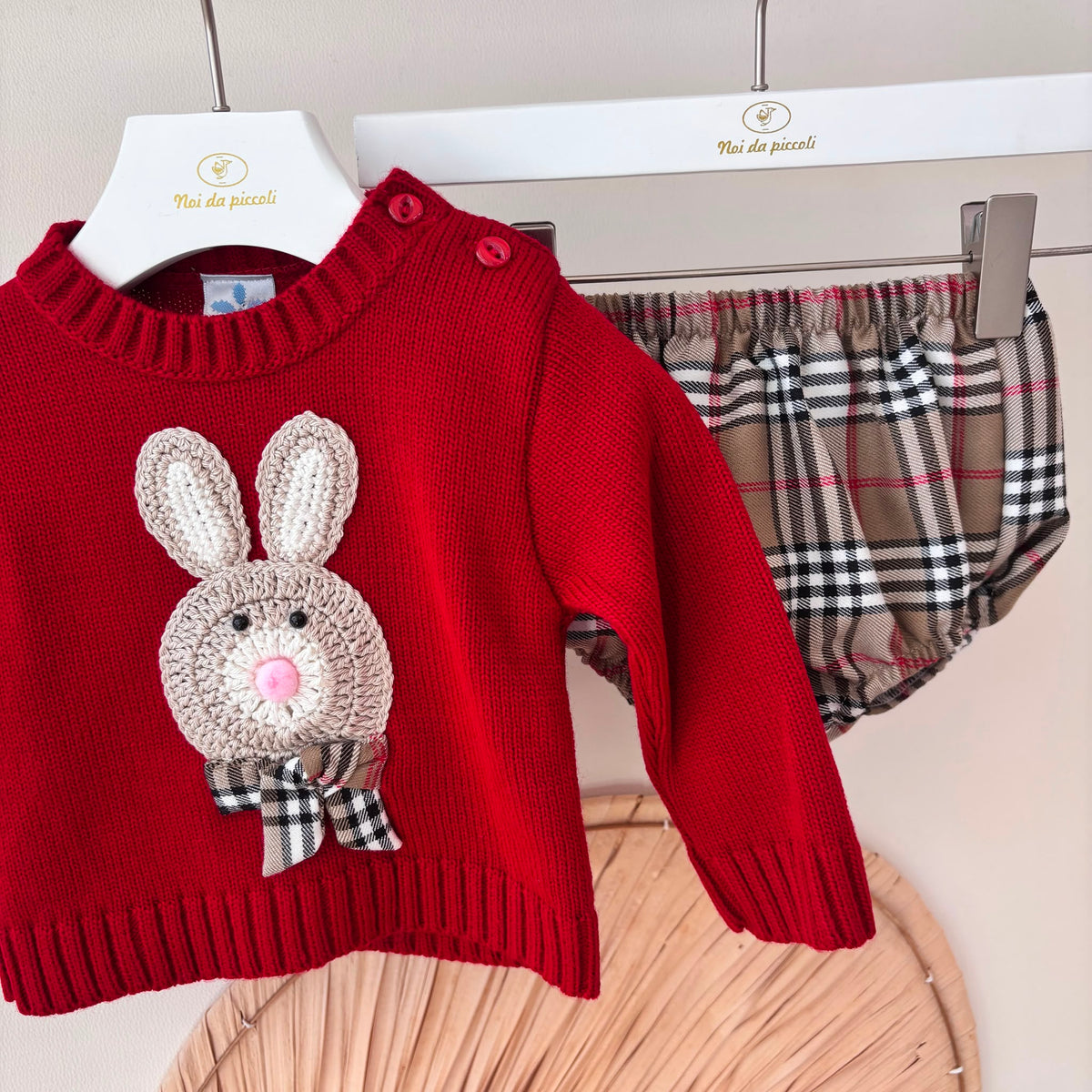 COMPLETO Dolce Coniglietto ROSSO