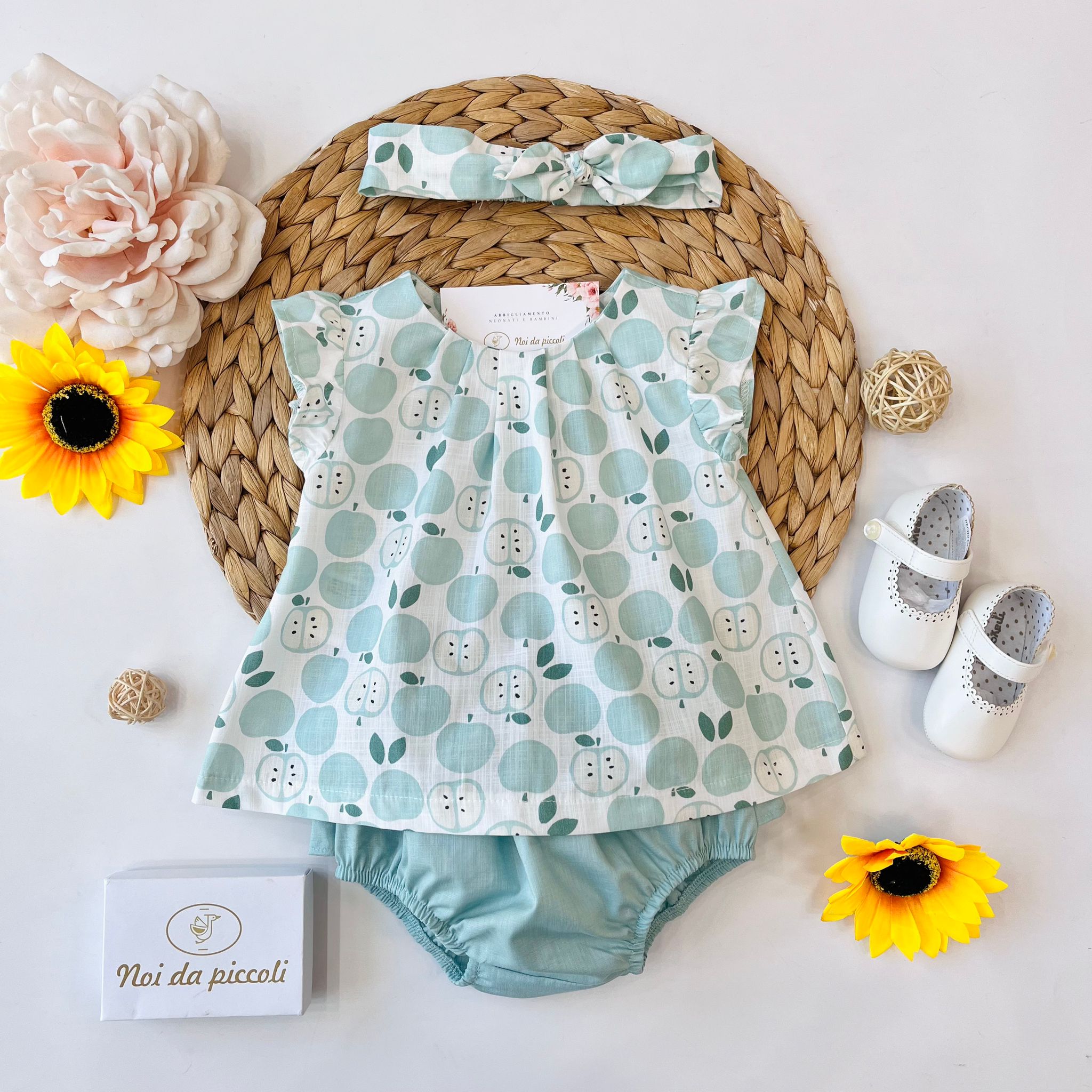 vestina 100 % COTONE Bianco - Noi da piccoli