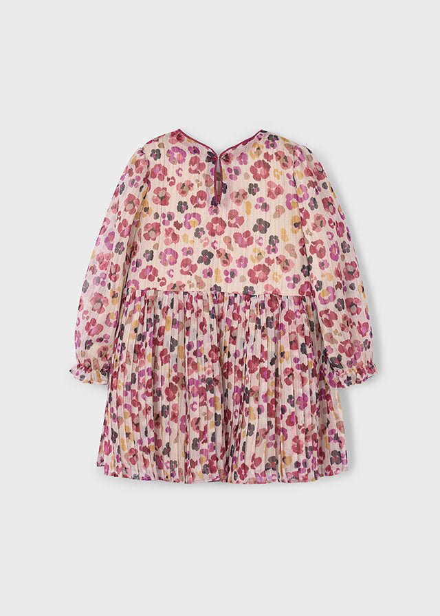 VESTINA CALDO COTONE FLOREALE CEREZA - Noi da piccoli