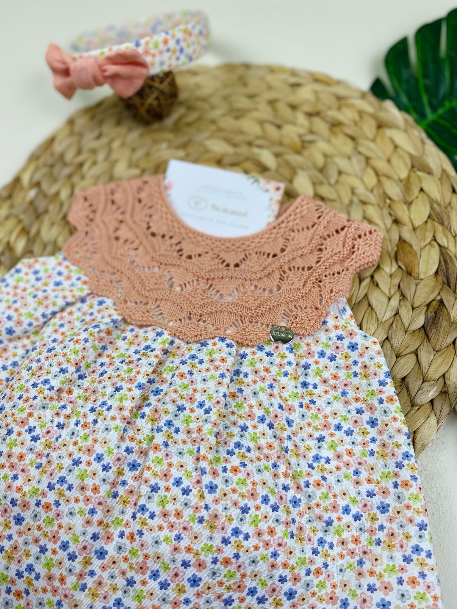 VESTINA CON CULOTTE Cotone Bianco - Noi da piccoli