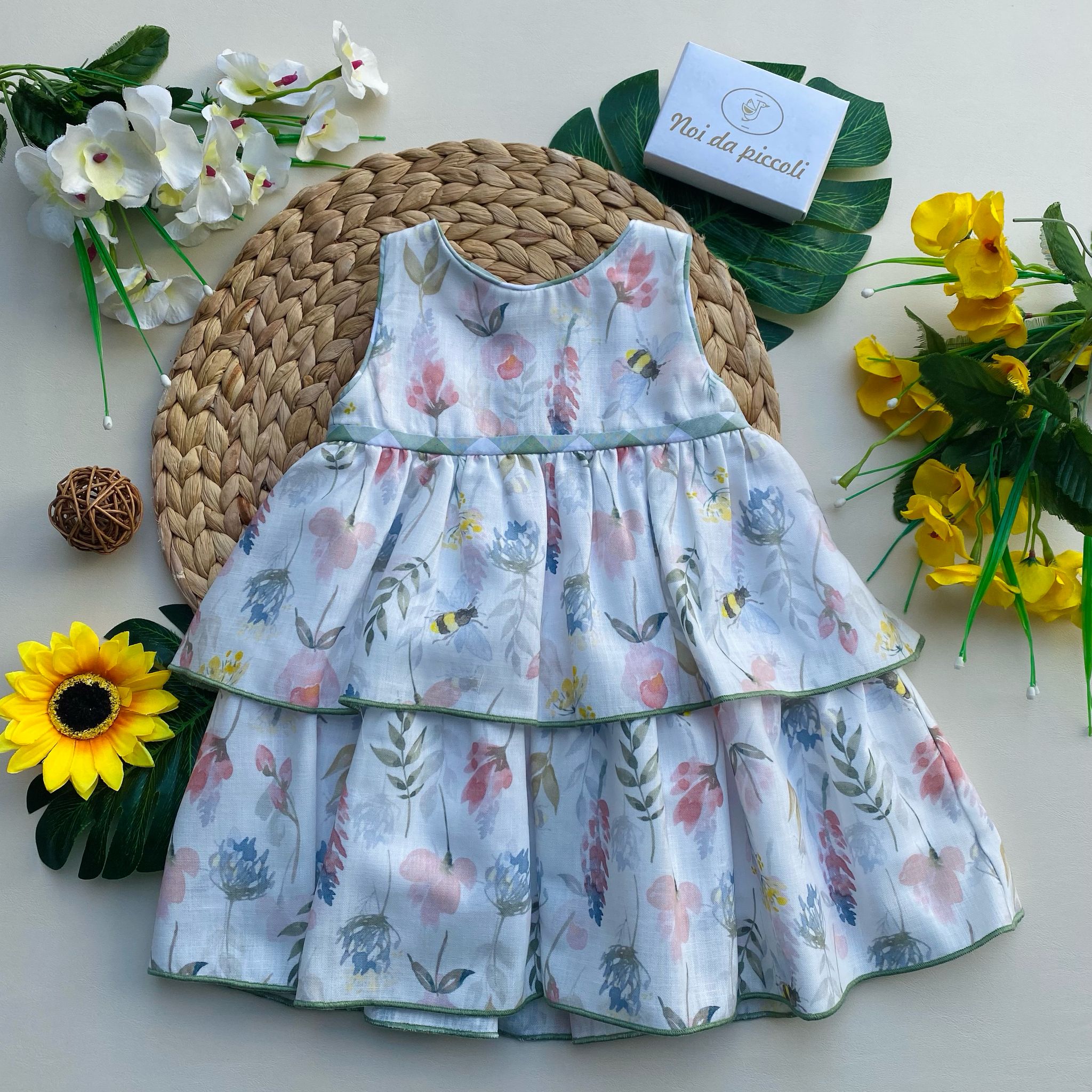 vestina Cotone Bianco - Noi da piccoli