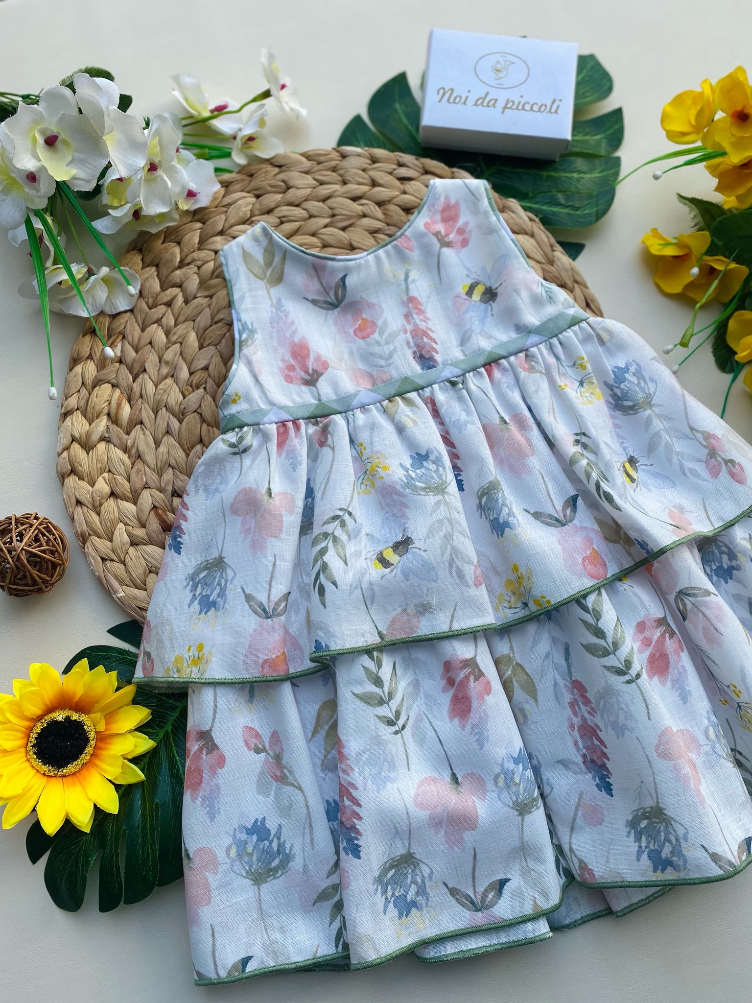 vestina Cotone Bianco - Noi da piccoli