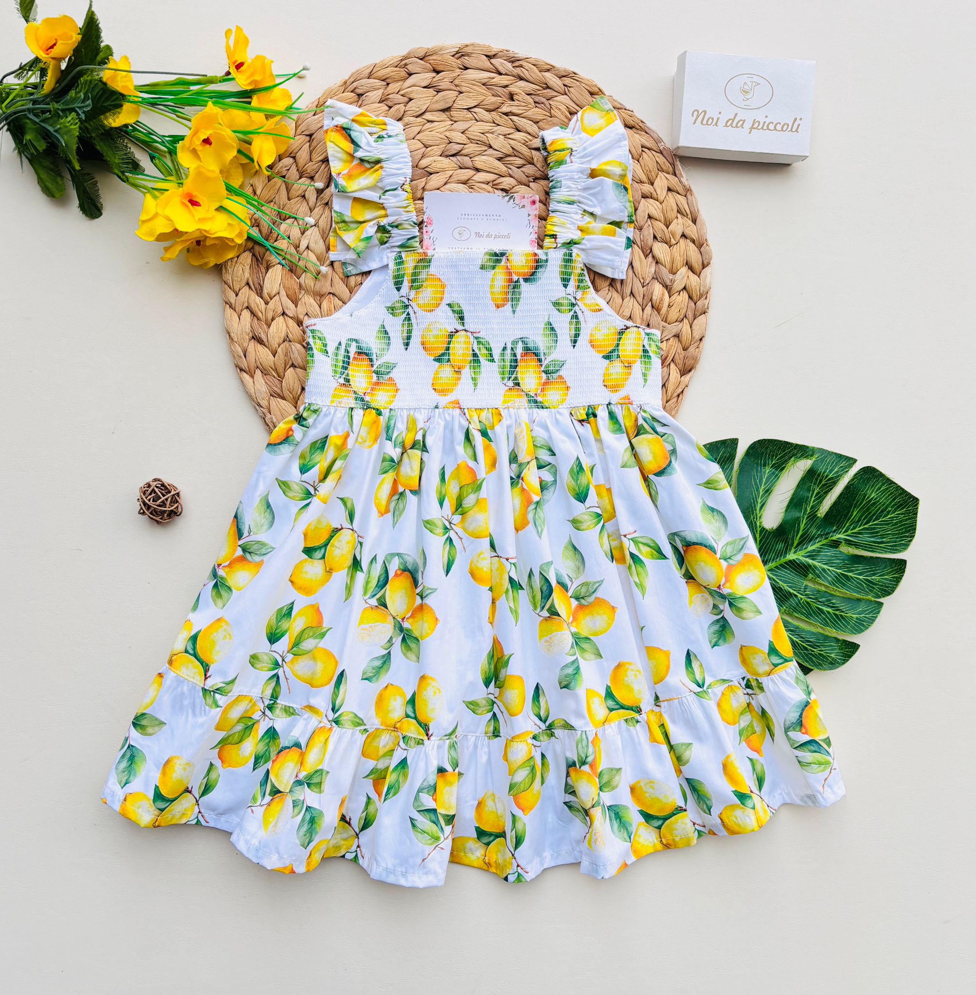 VESTINA IN COTONE AMALFI SUNNY - Noi da piccoli