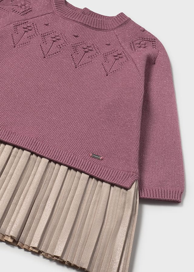 VESTINA IN TRICOT ROSADO - Noi da piccoli