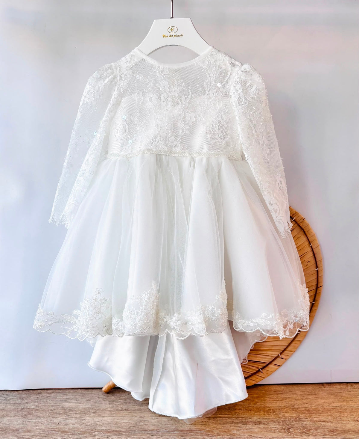 vestito cerimoniale Lumière BIANCO - Noi da piccoli