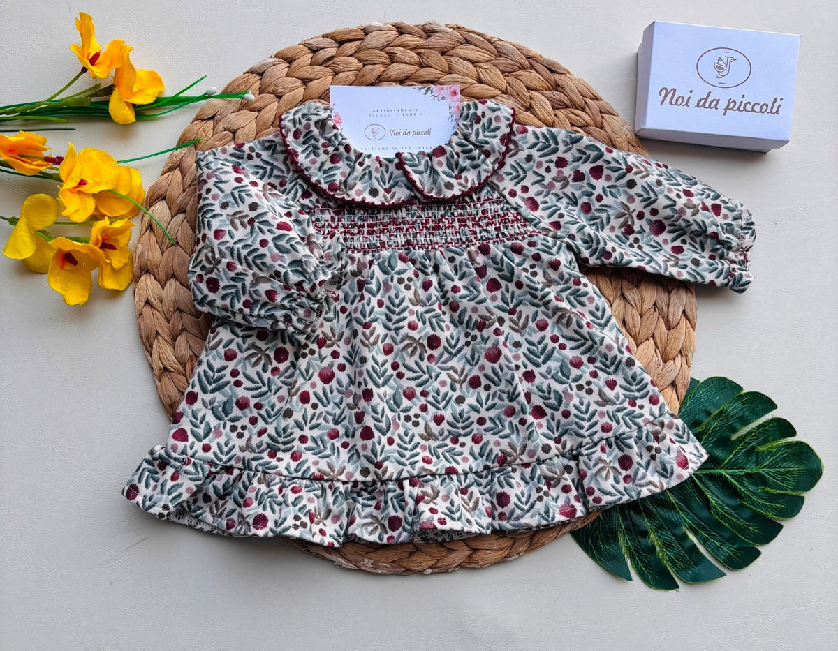 vestito COTONE CALDO PANNA - Noi da piccoli
