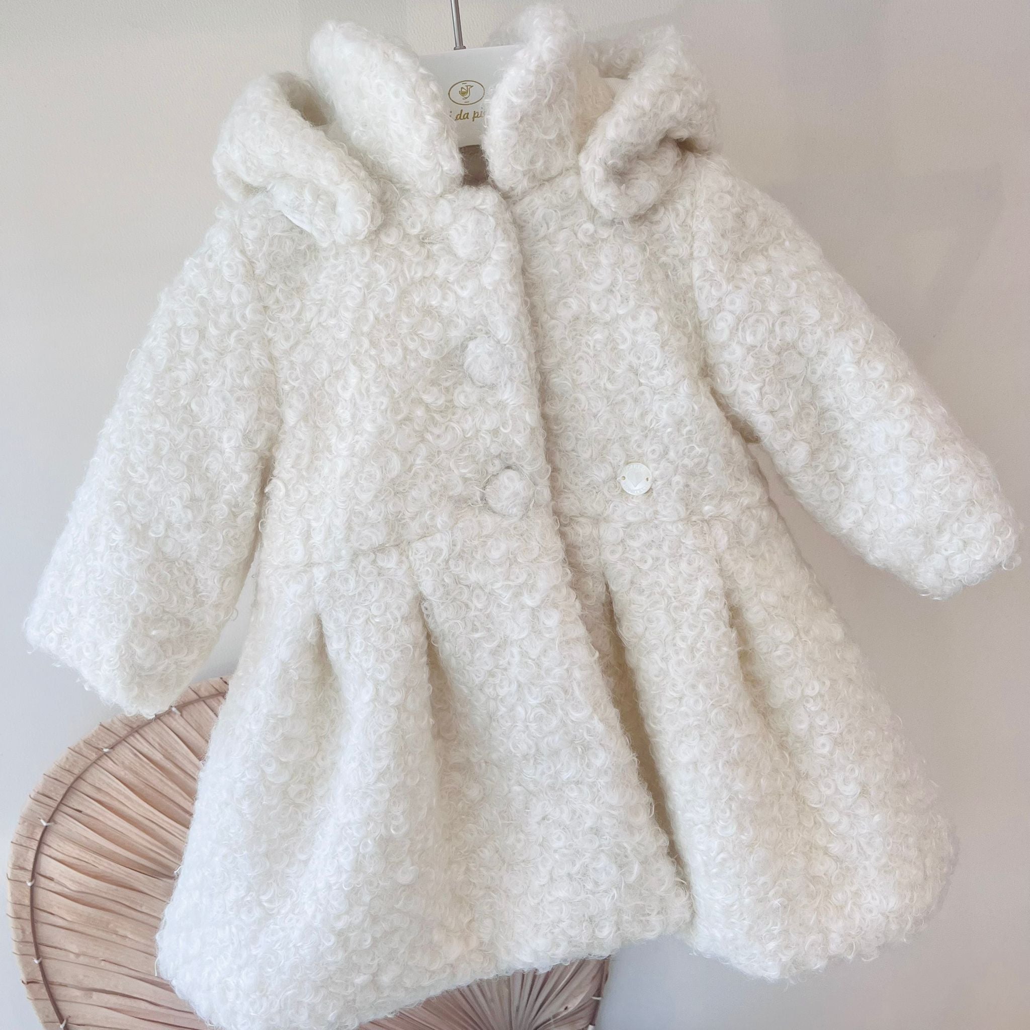 CAPPOTTINO TESSUTO SHERPA AVORIO