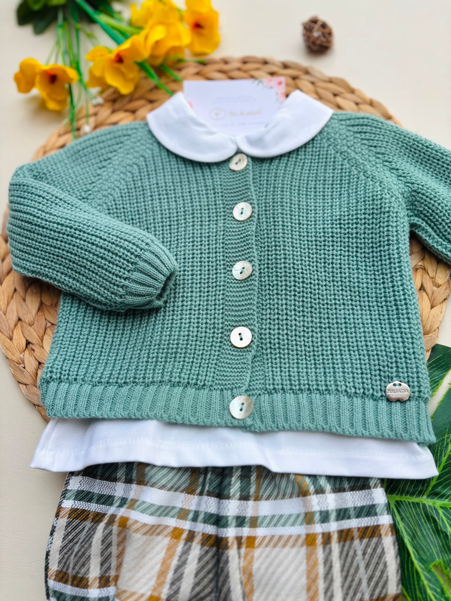completo 3 pz FILATO CALDO VERDE