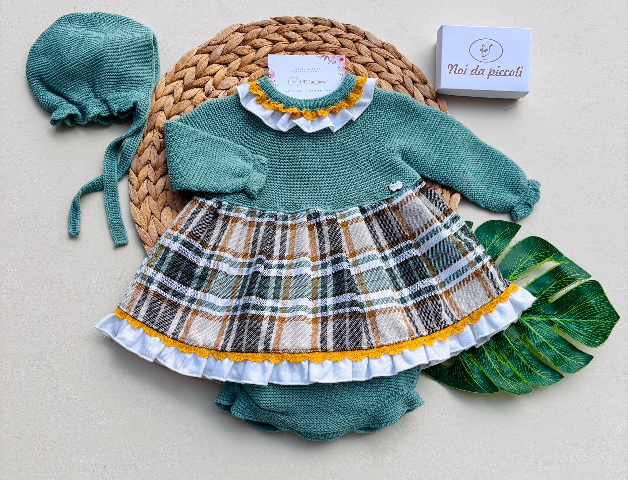 completo 2 pz FILATO CALDO VERDE