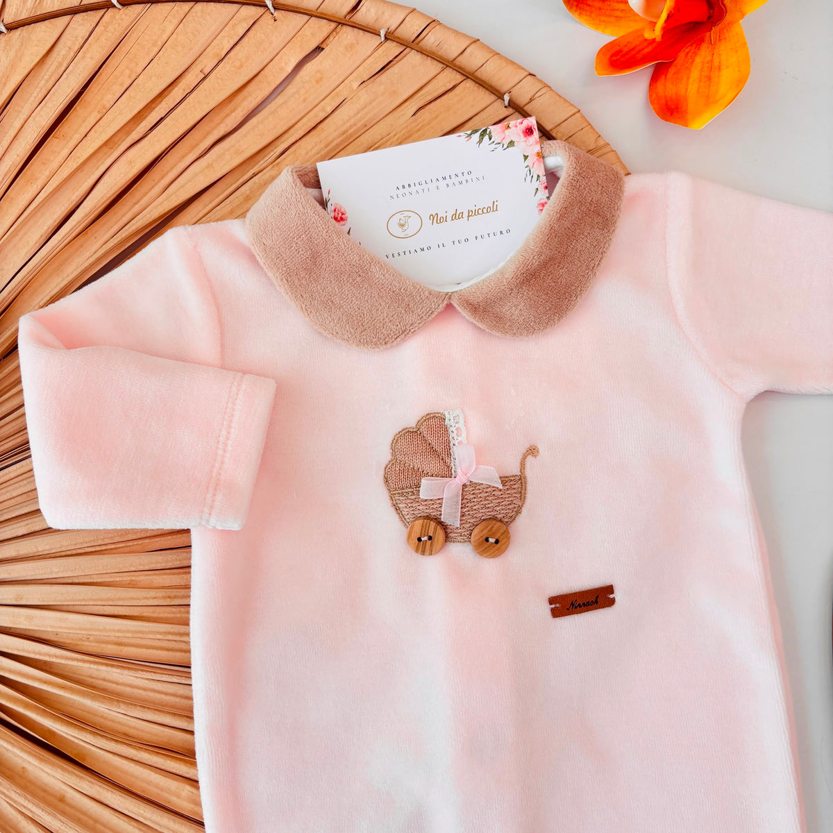 TUTINA ciniglia con carrozzina ROSA