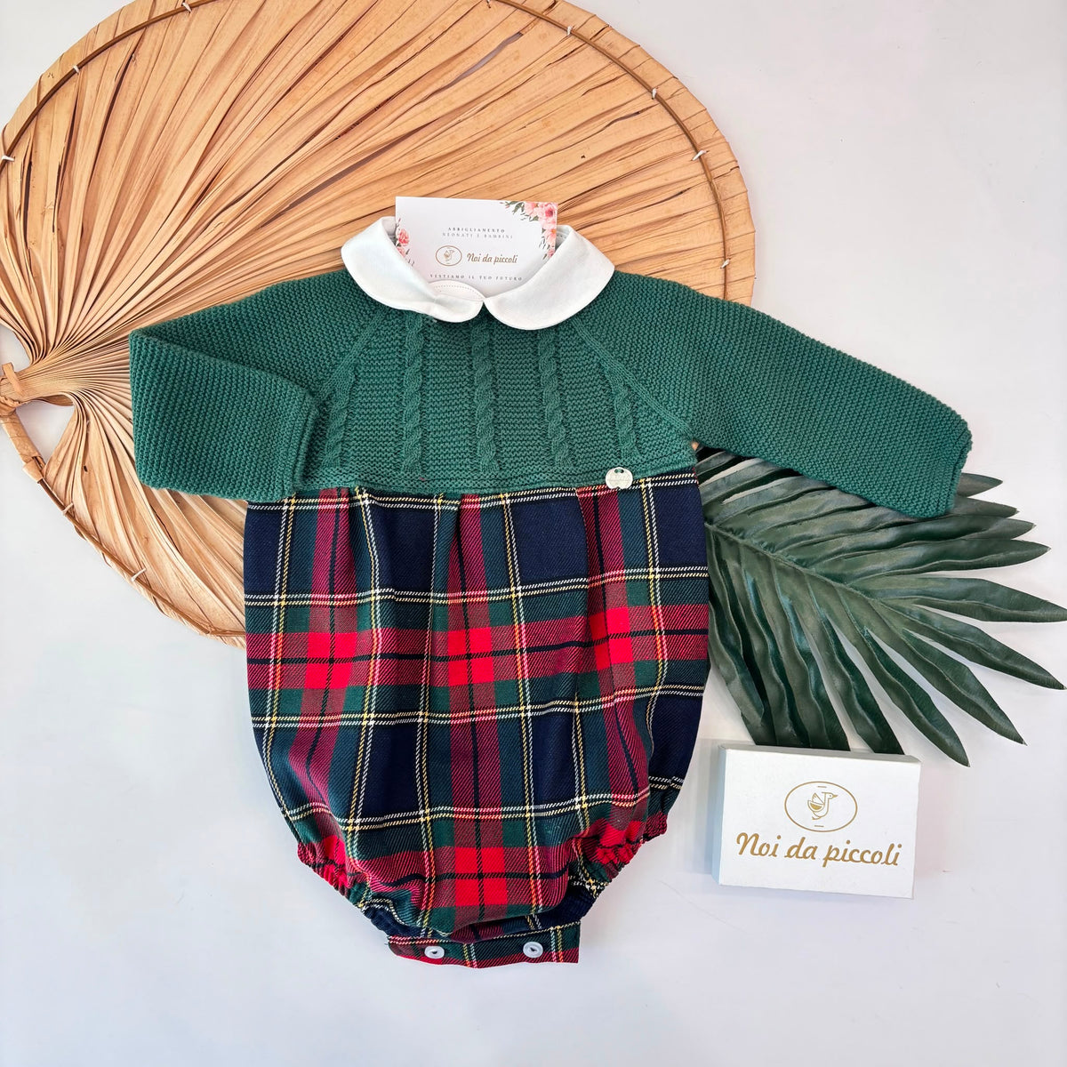 PAGLIACCETTO caldo cotone scozzese VERDE