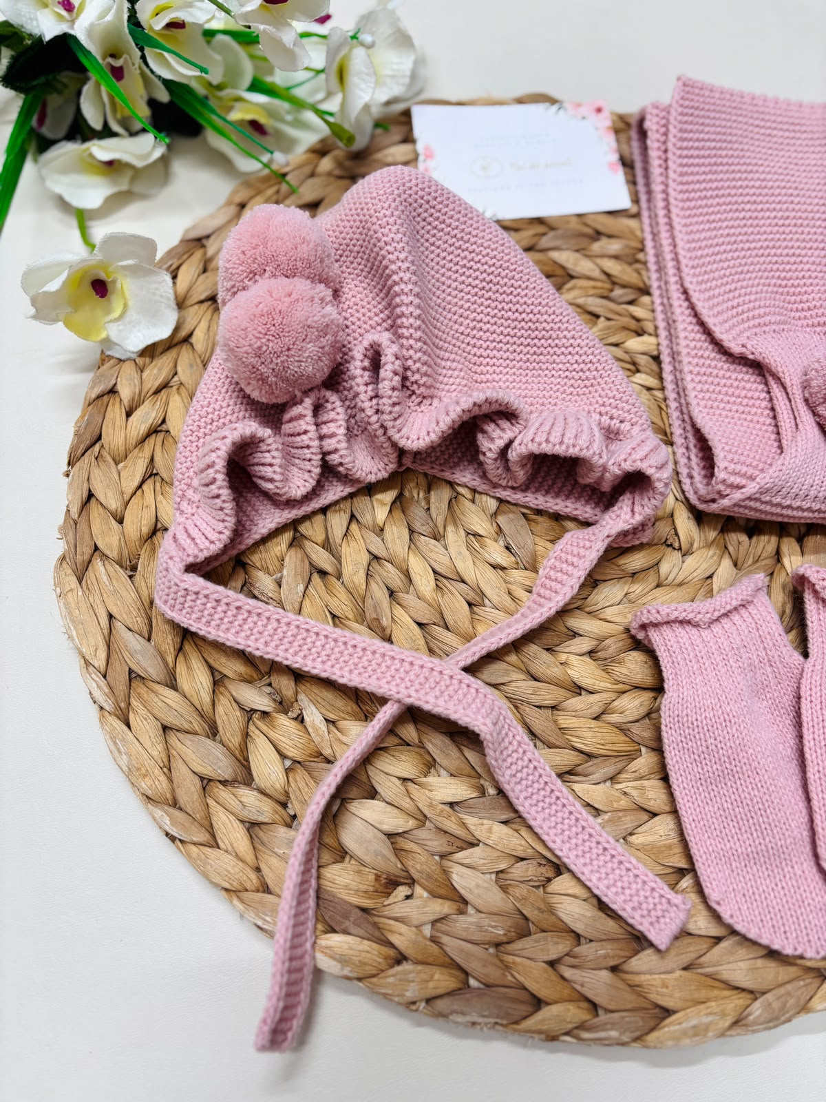 set 3 pz FILATO CALDO ROSA