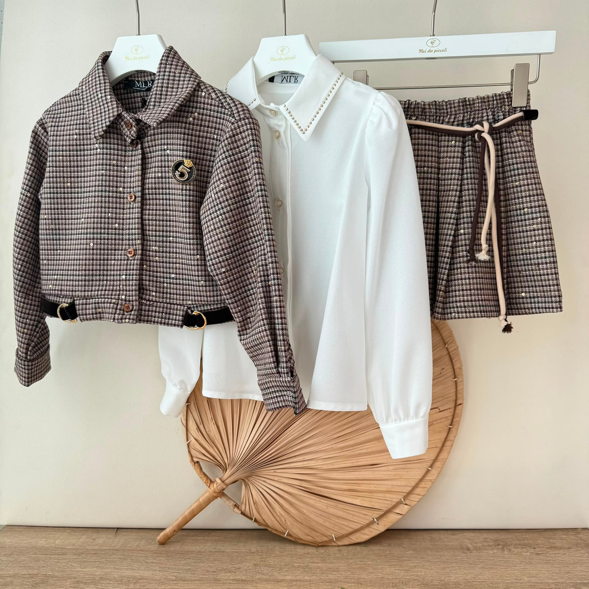 COMPLETO 3 Pezzi "Elegance Chic" BEIGE