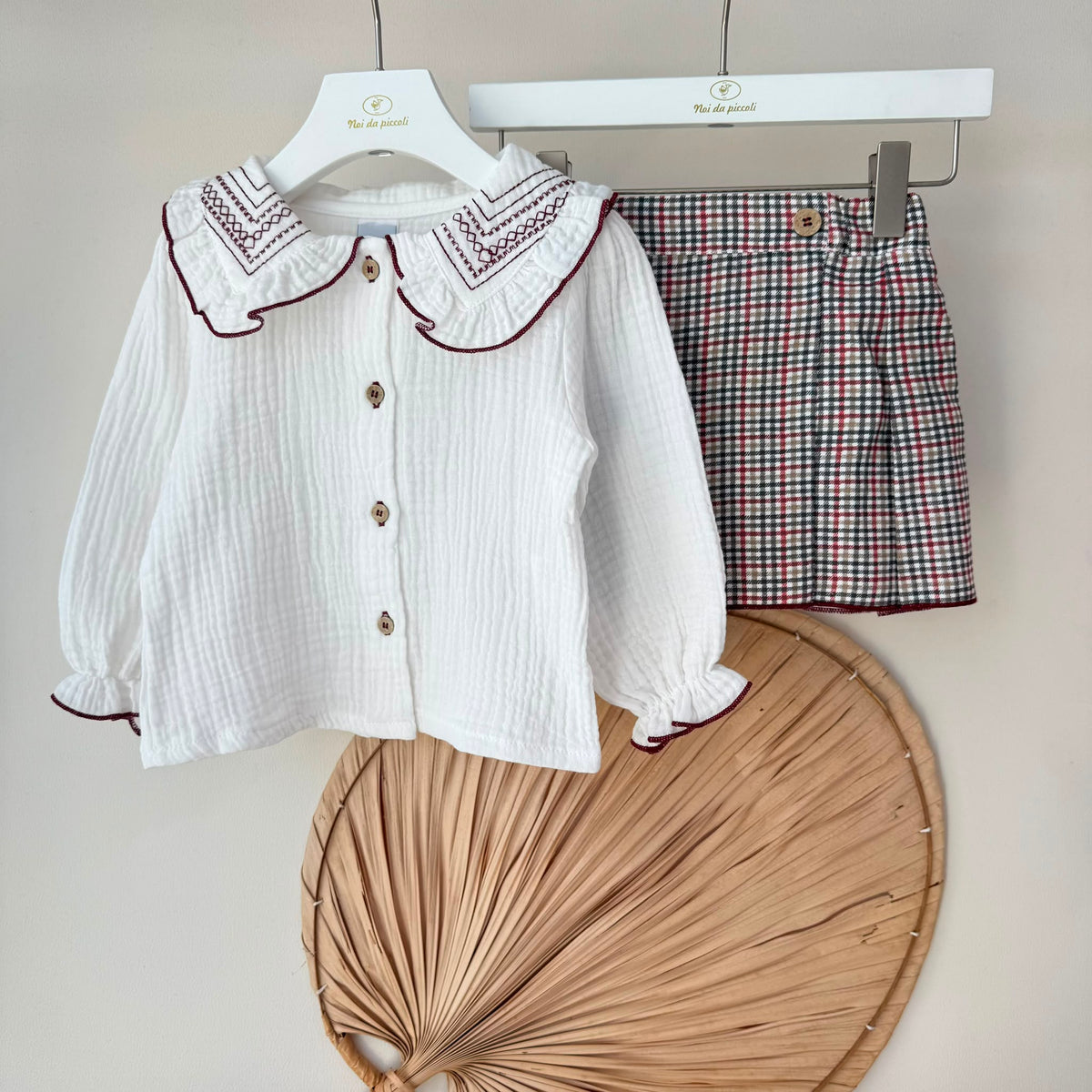 COMPLETO IN COTONE CALDO BORDEAUX