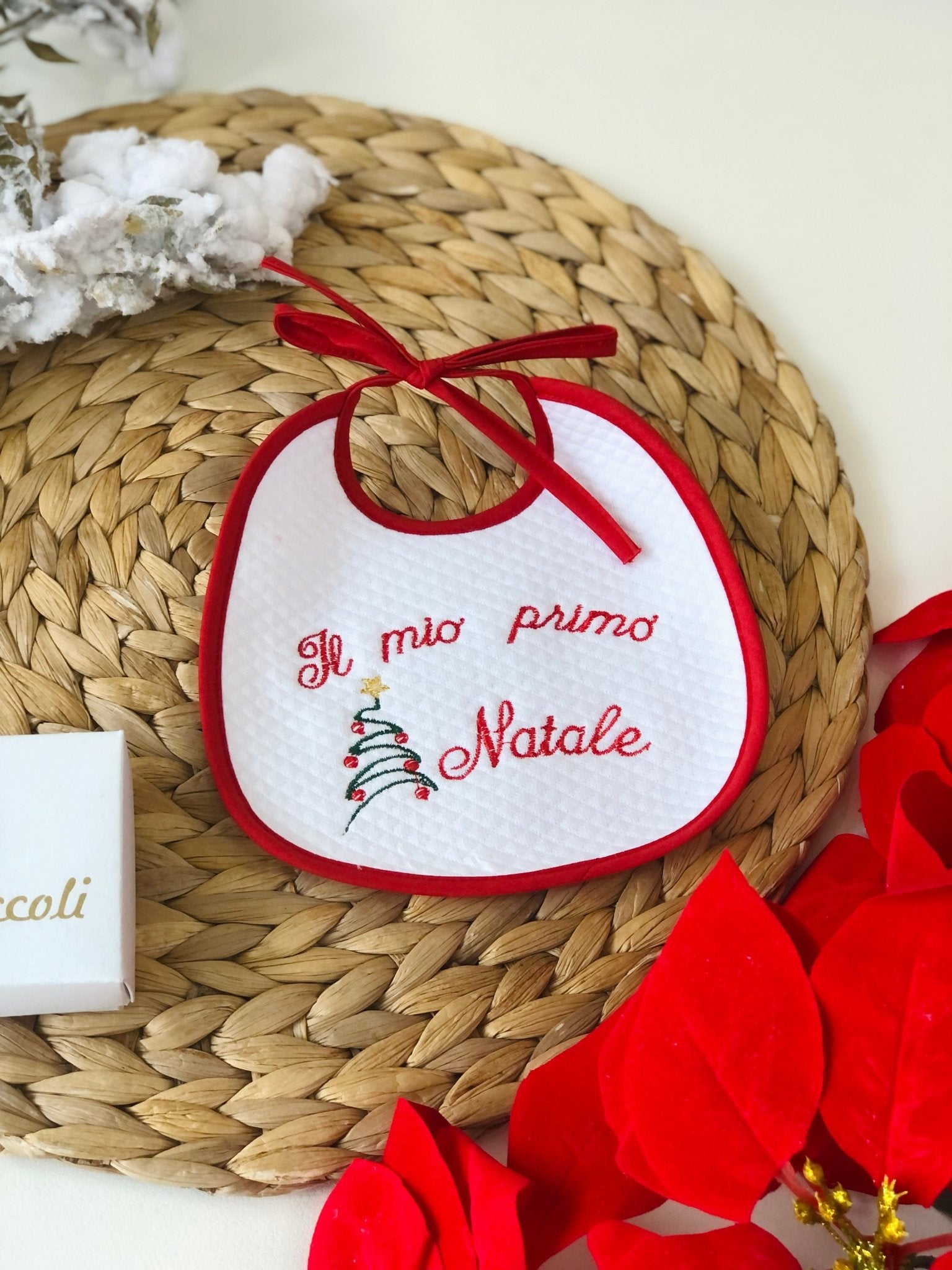 BAVETTA IL MIO PRIMO 1° NATALE - Noi da piccoli