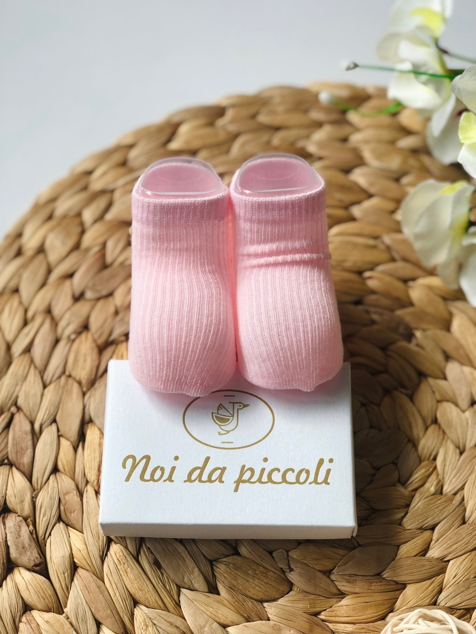 CALZINO IN COTONE ROSA - Noi da piccoli