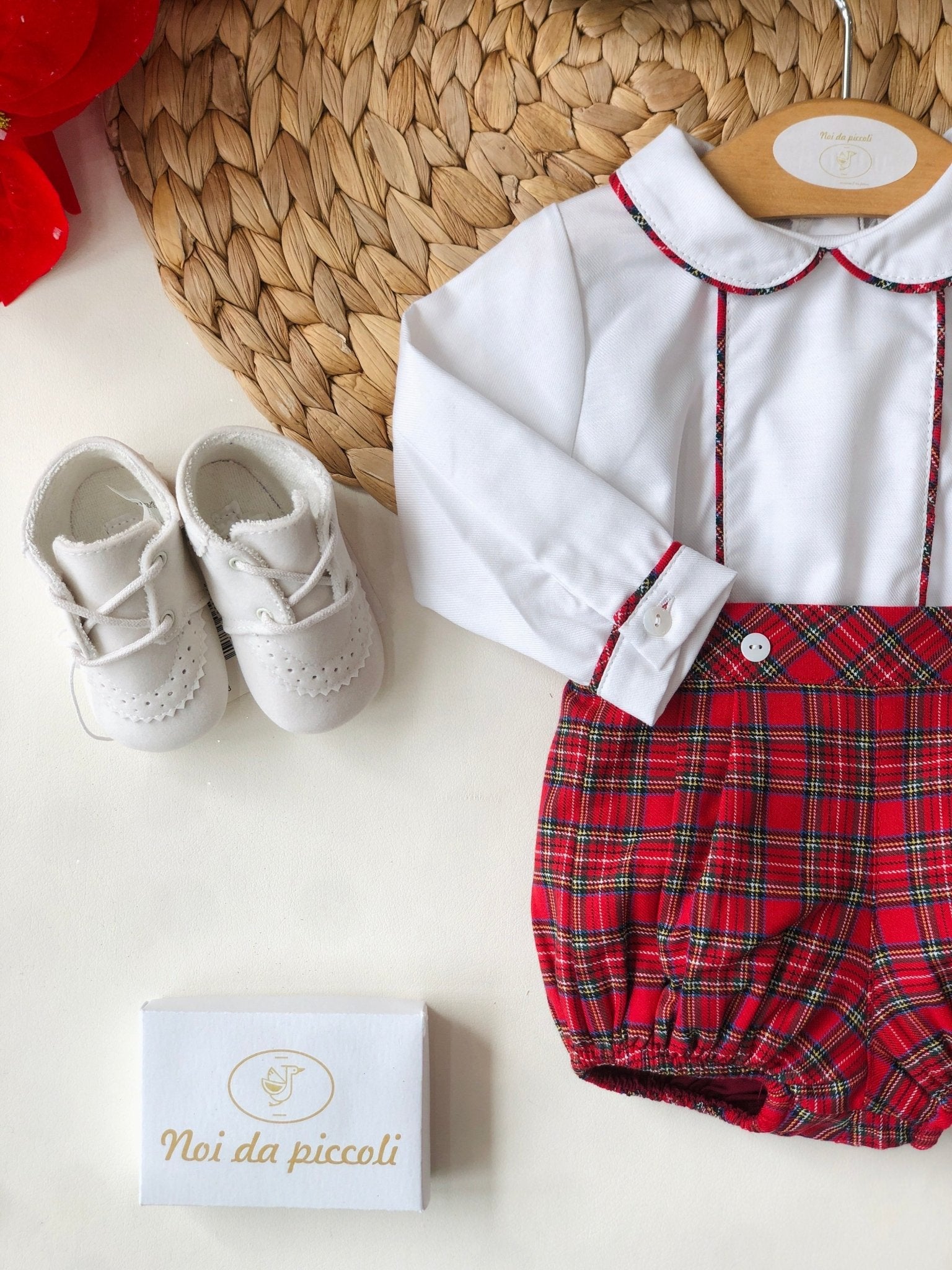 CAMICINA CON COULOTTE TARTAN - Noi da piccoli