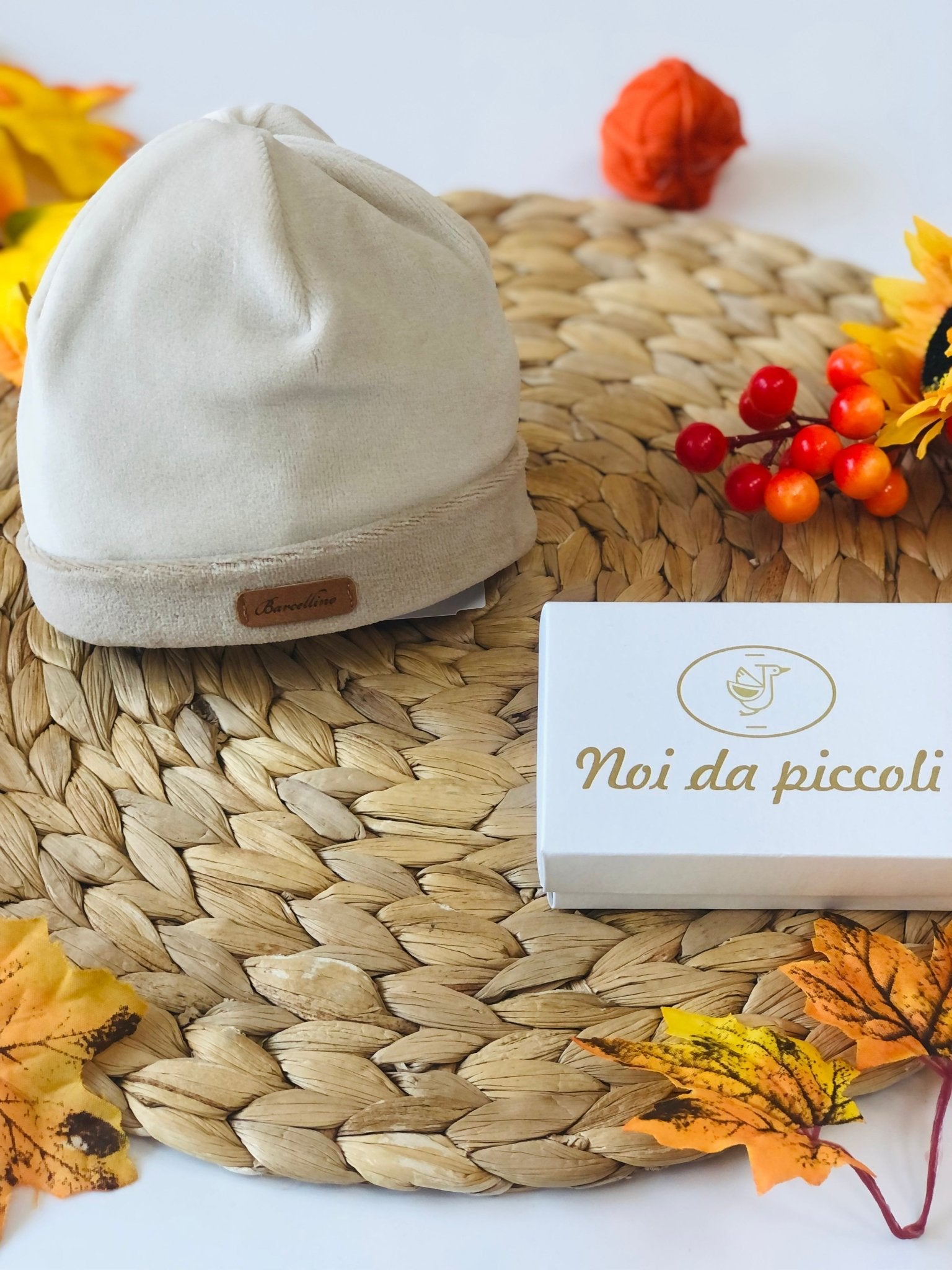 CAPPELLINO CINIGLIA BEIGE - Noi da piccoli