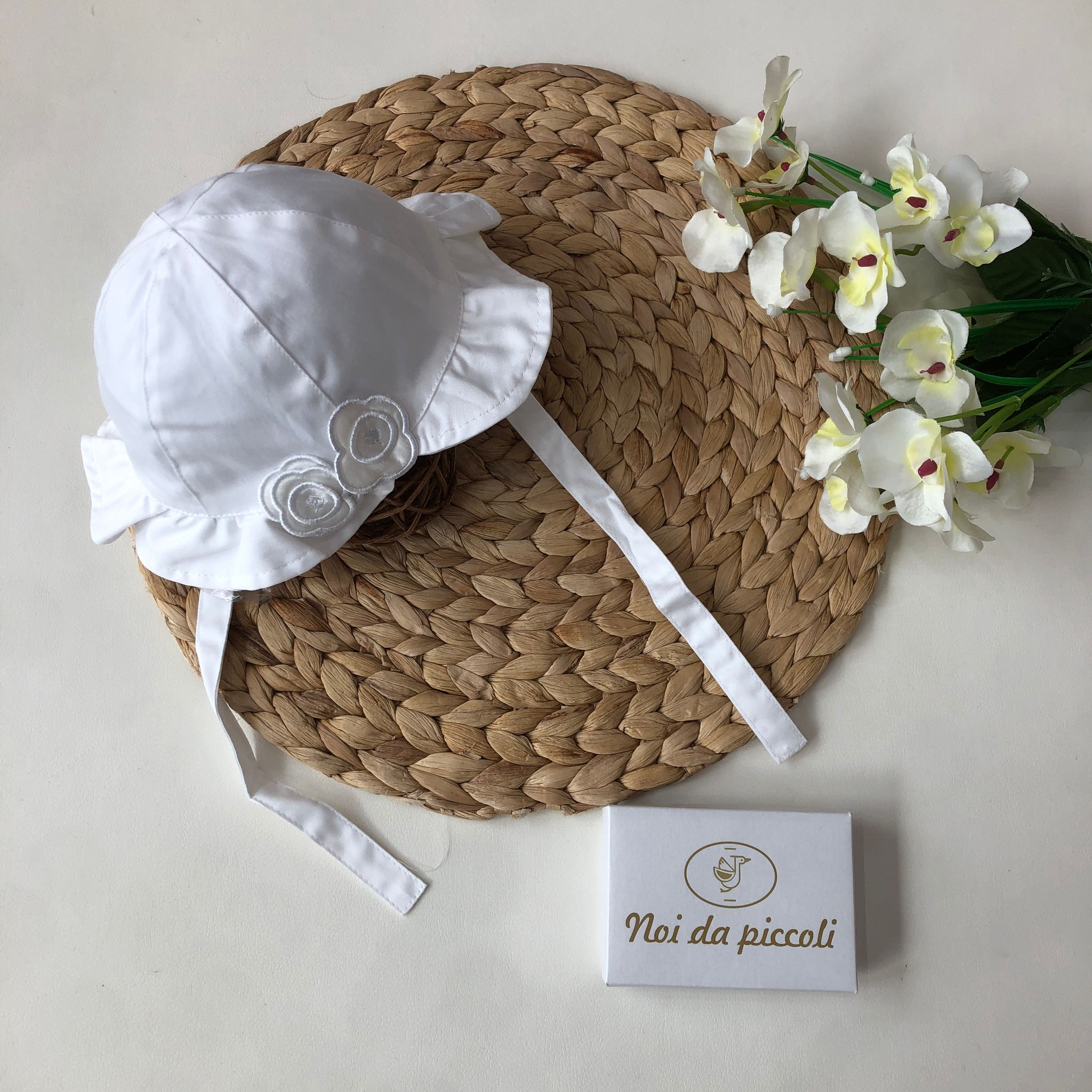 CAPPELLINO PESCATORE BLANCO BABYGIRL - Noi da piccoli