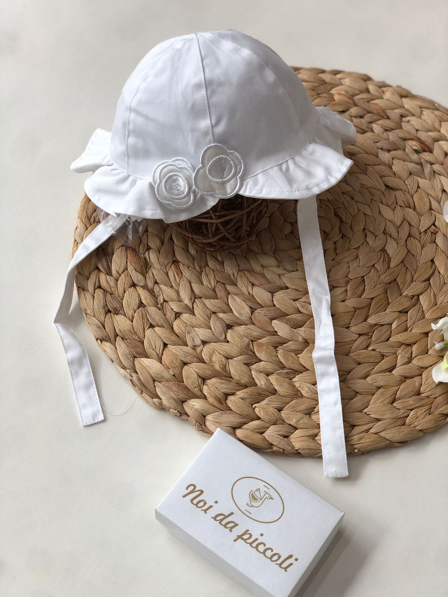 CAPPELLINO PESCATORE BLANCO BABYGIRL - Noi da piccoli