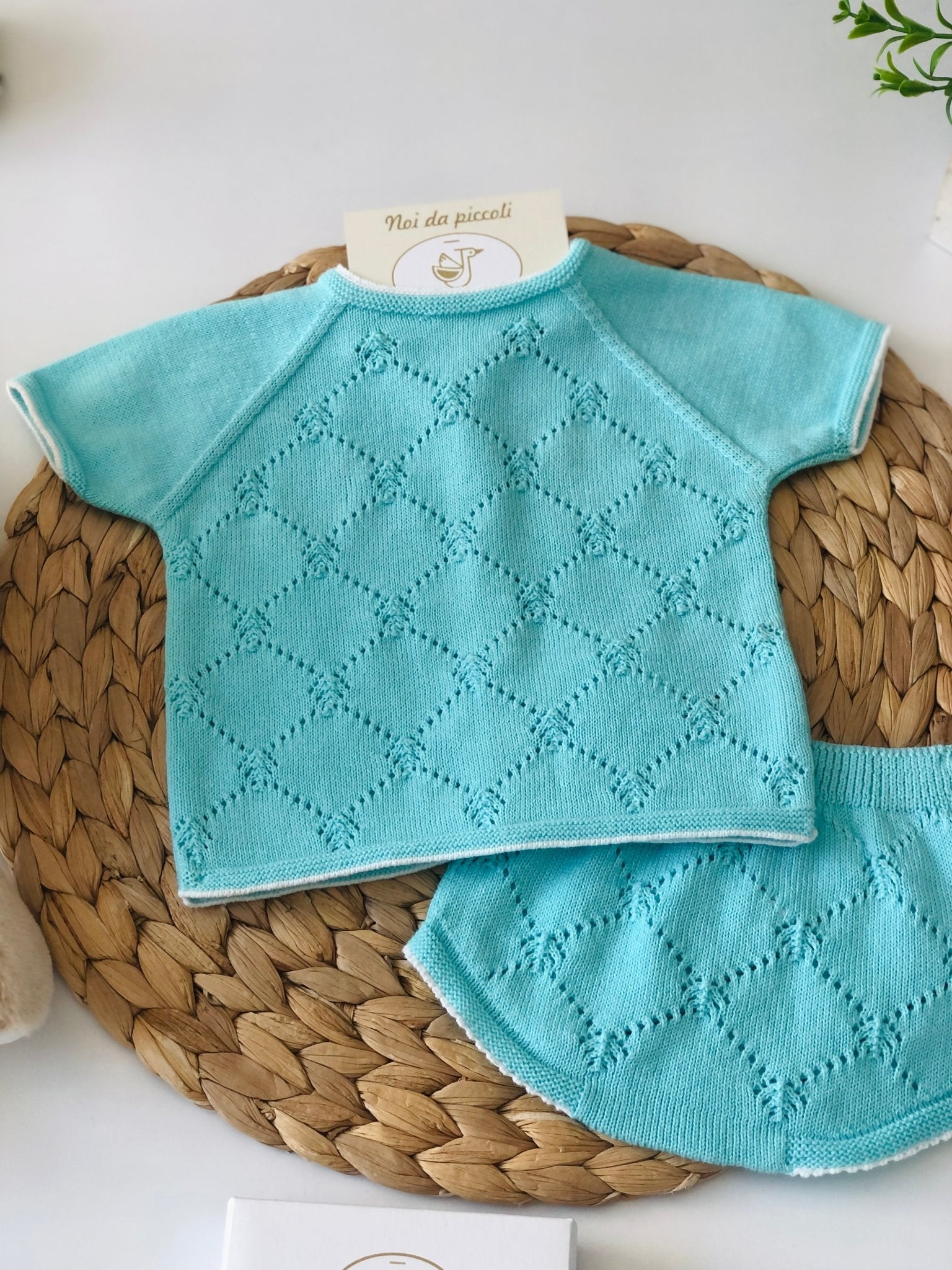 COMPLETO CON CULOTTINA TIFFANY FILO DI COTONE - Noi da piccoli