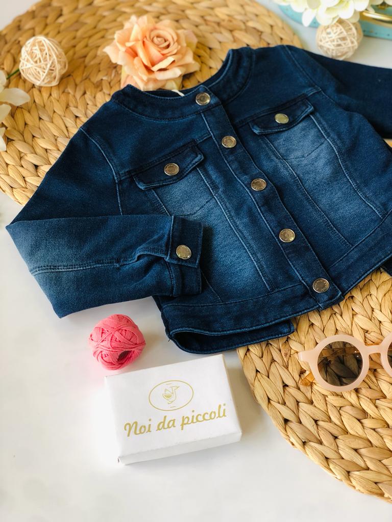 GIUBBOTTINO JEANS GIRL - Noi da piccoli