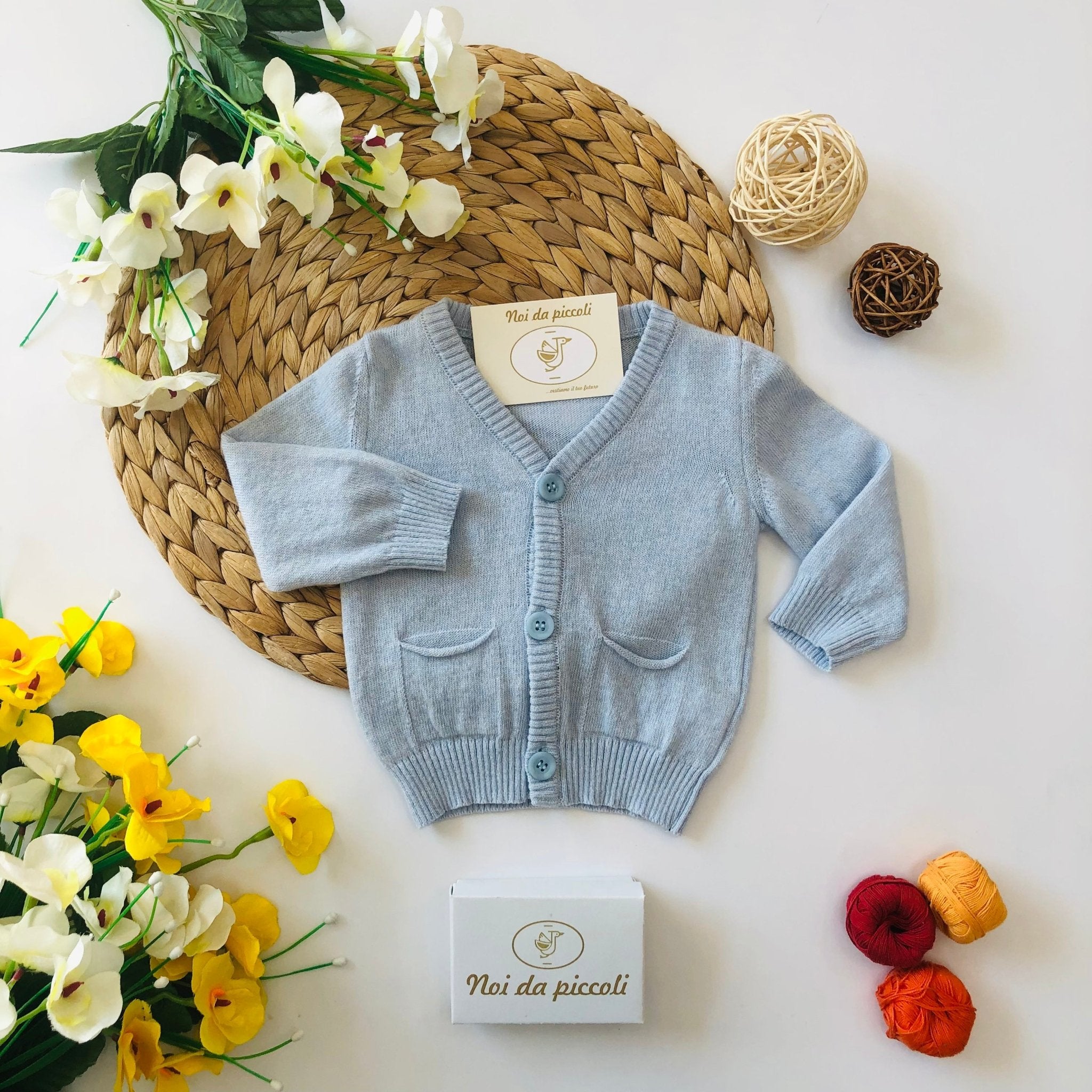 Lana Golfino Verde Maglioncini Neonata Golfino Maglioncino Neonata