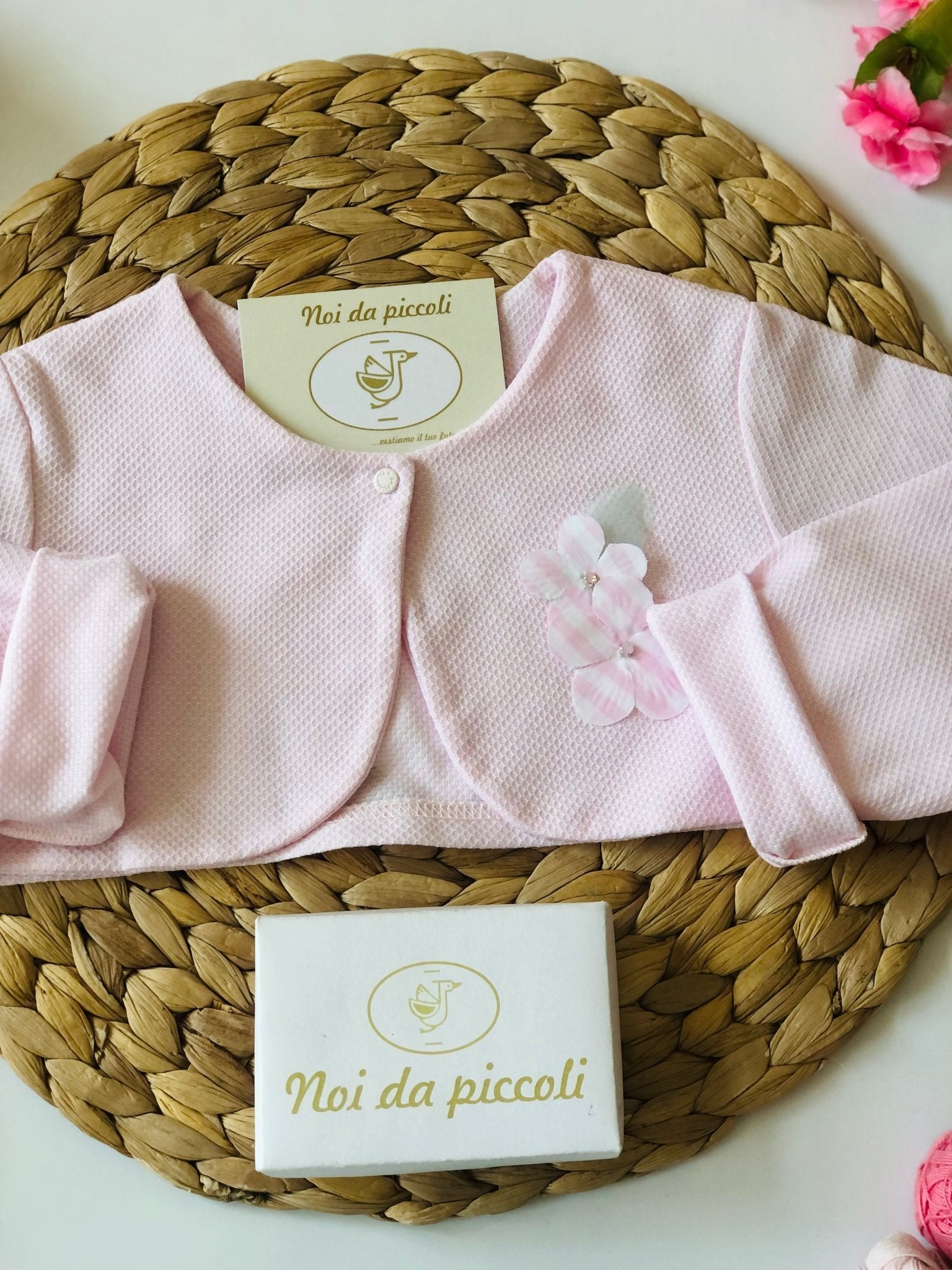 GOLFINO ROSA IN COTONE PIQUET - Noi da piccoli