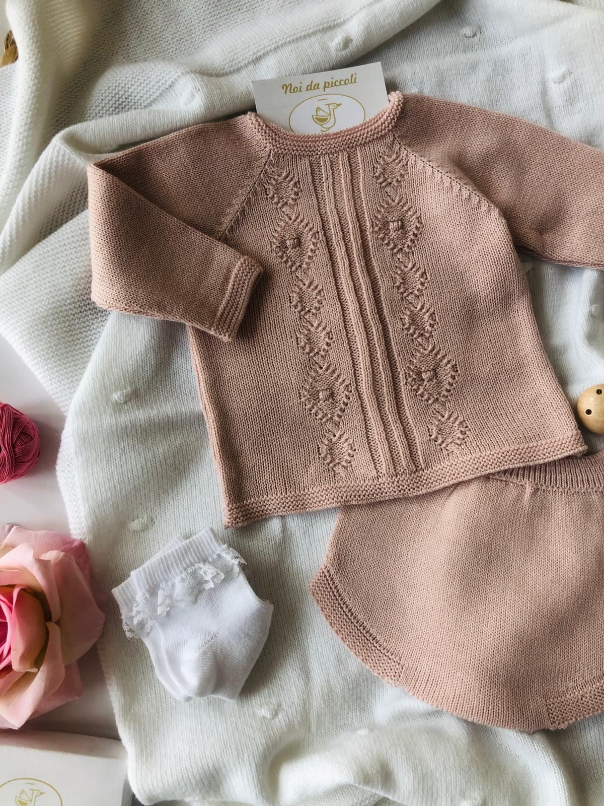 MAGLIA + CULOTTE ROSADO - Noi da piccoli