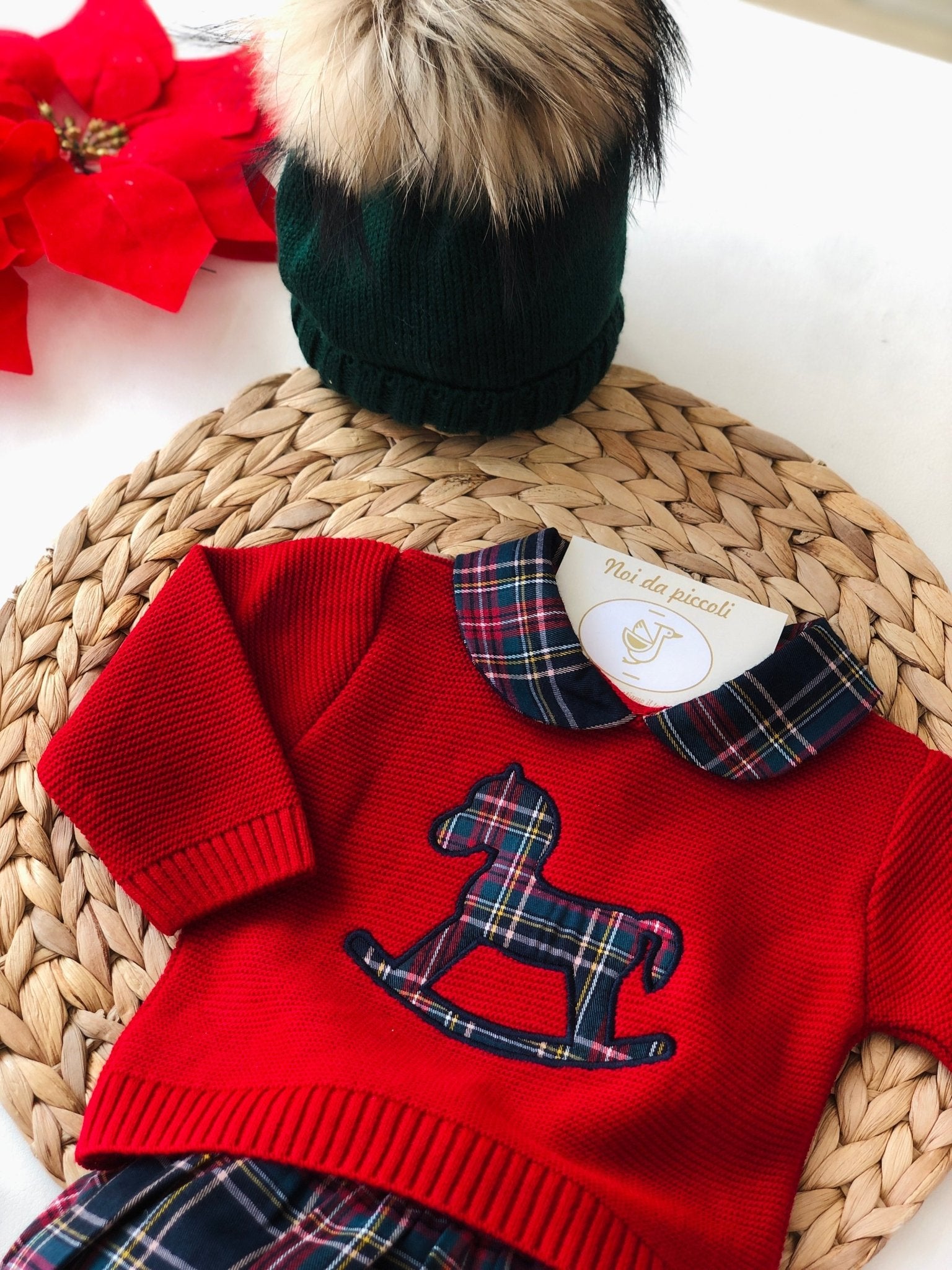 MAGLIONCINO CON CULOTTE TARTAN BOY - Noi da piccoli