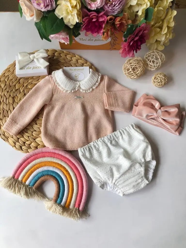 MAGLIONCINO LANA E CASHMERE+CULOTTE - Noi da piccoli