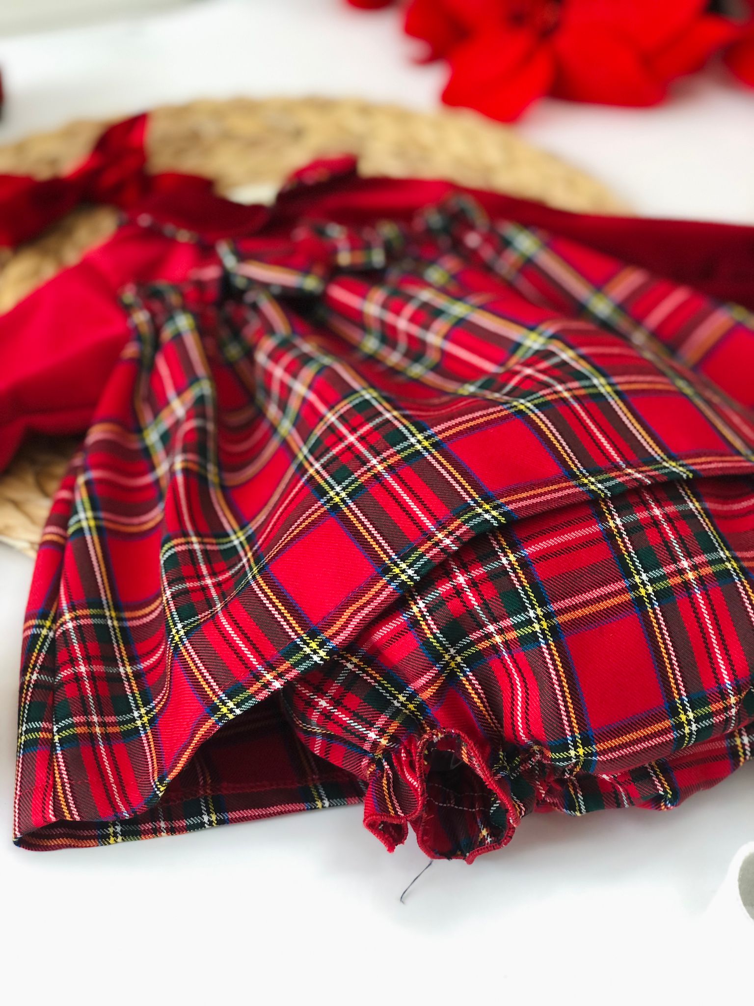 MINI ABITO CON CULOTTINA TARTAN GIRL - Noi da piccoli